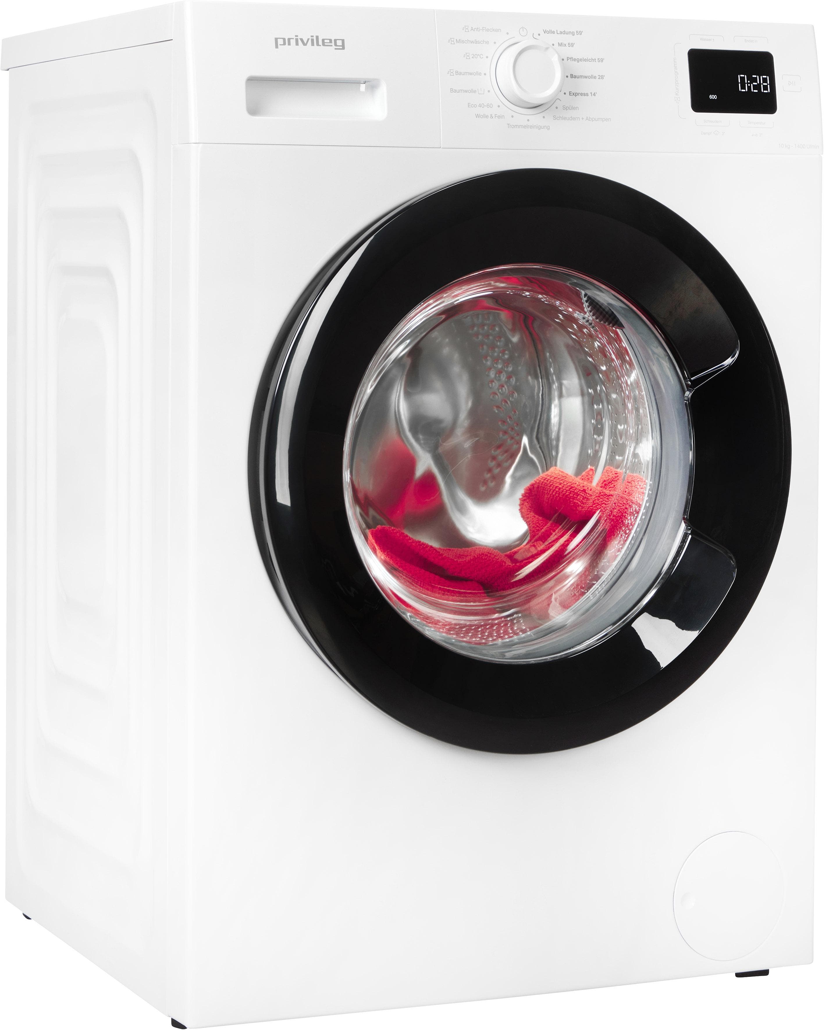 PRIVILEG Waschmaschine PWF 1074A MY TIME DE 10 kg Dampf-Funktion