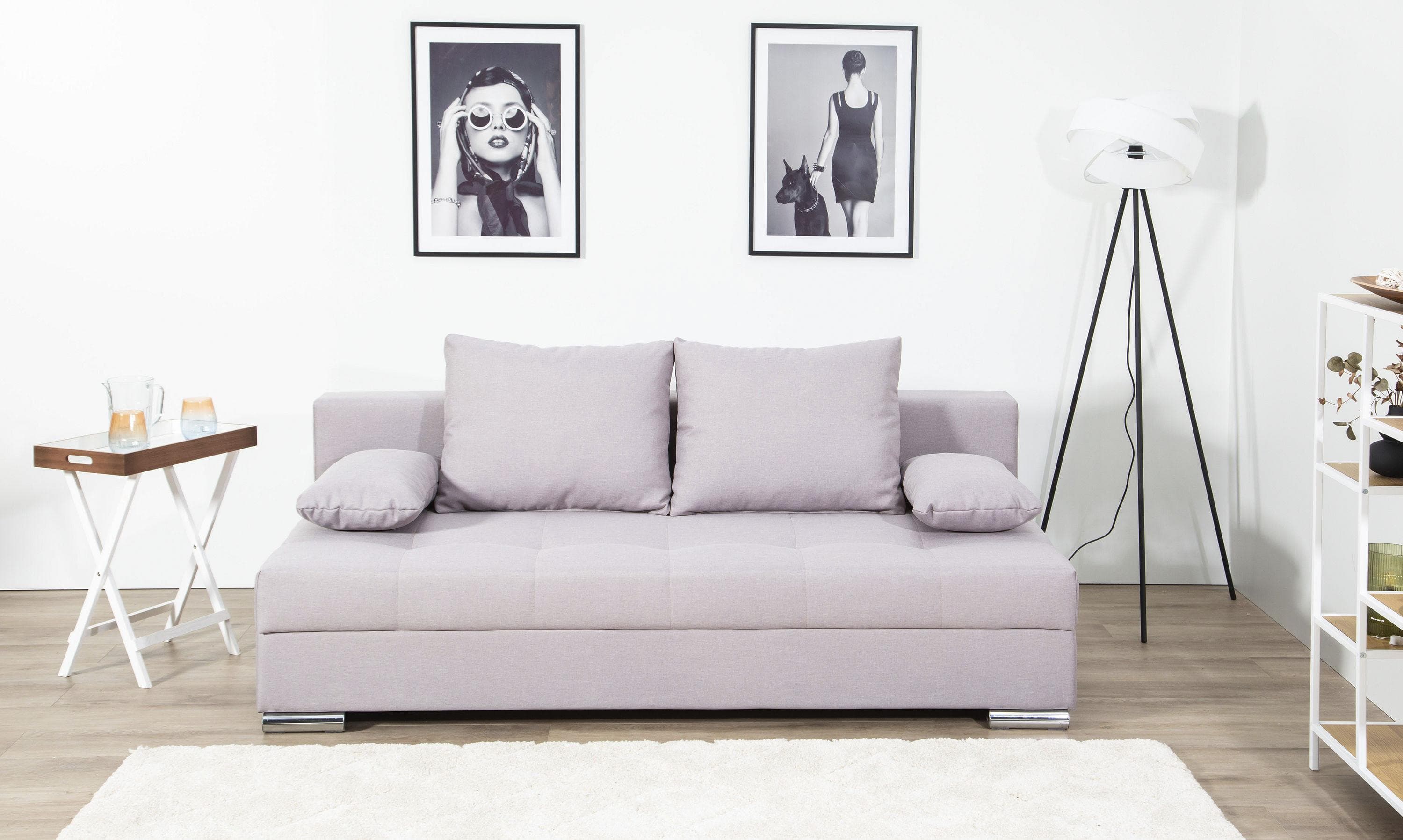 COLLECTION AB TANIA Schlafsofa: Federkern-Polsterung, Bettfunktion & Bettkasten