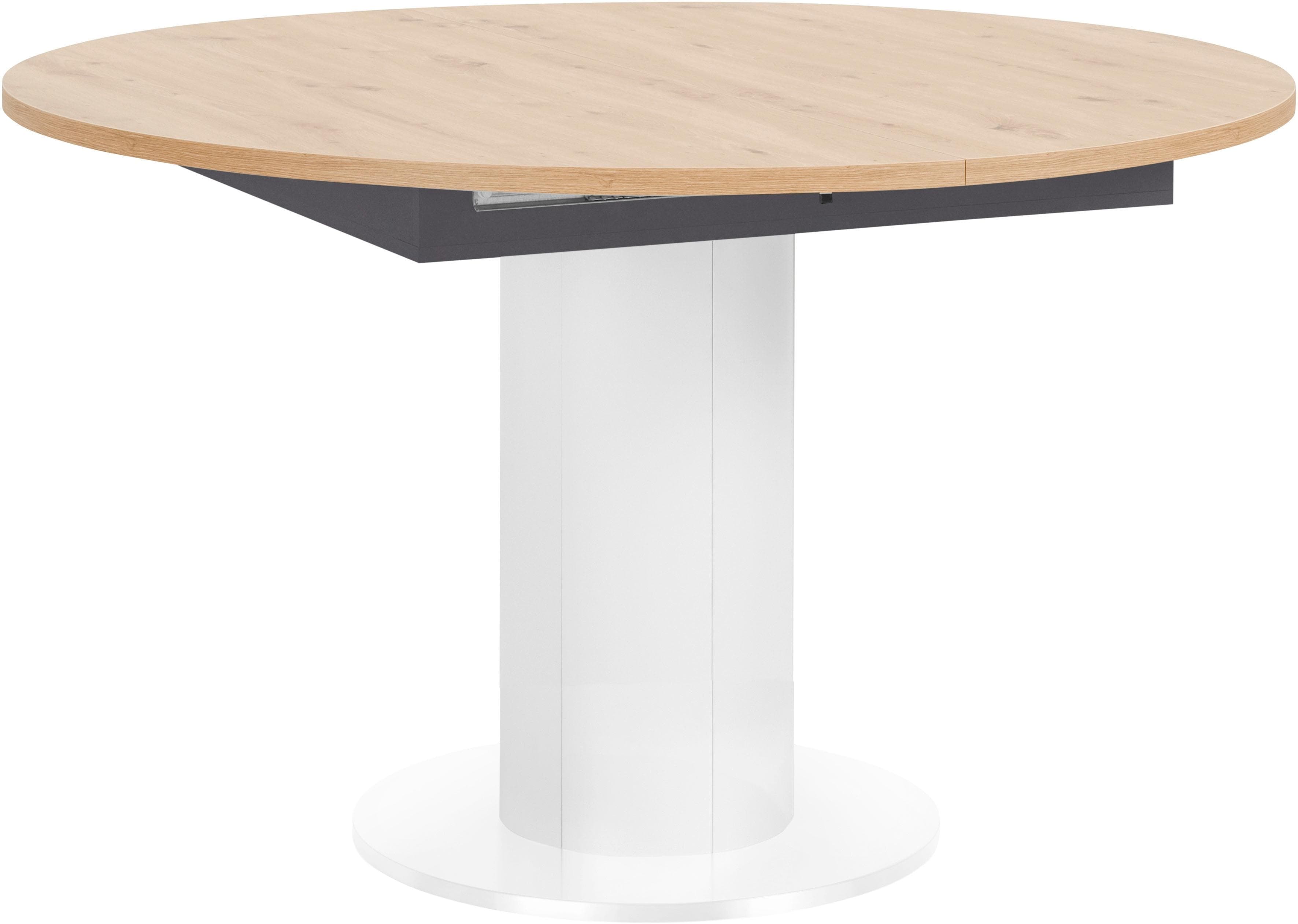 Mäusbacher Rund Esstisch mit Säulenuntergestell für bis zu 8 Personen