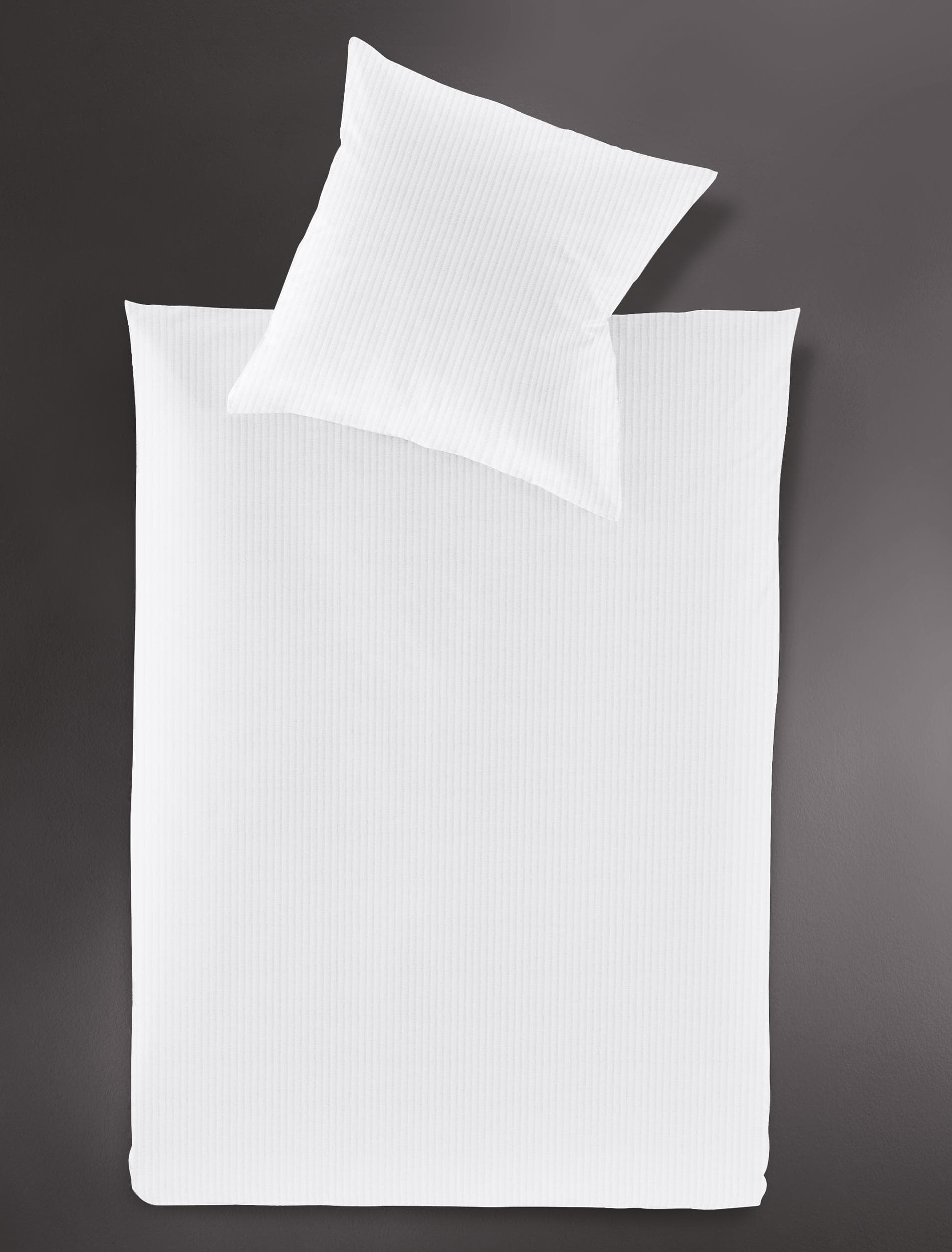 IRISETTE Bettwäsche Lumen 8129 Weiß Interlock-Jersey 100% Baumwolle