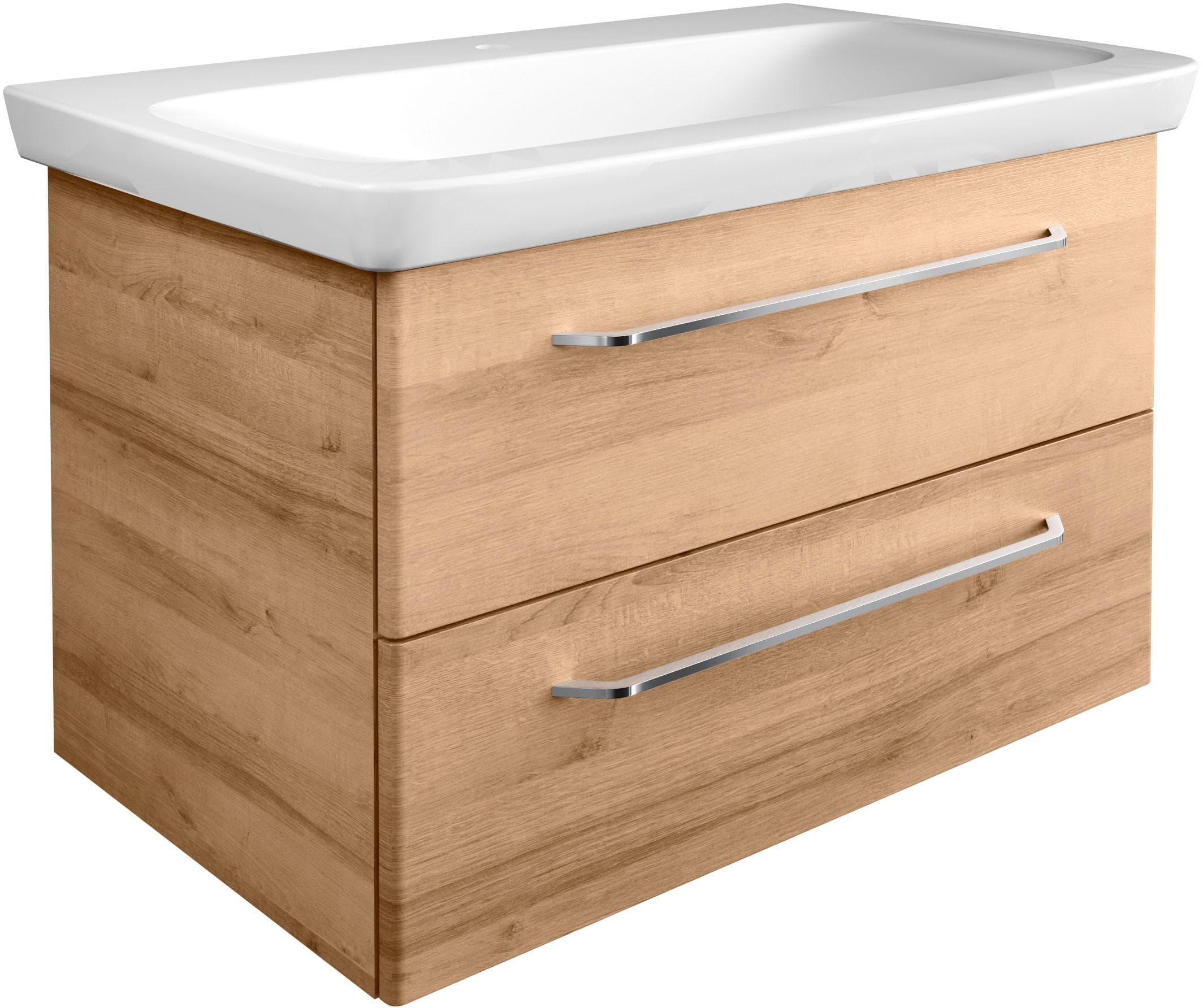 Waschtisch FACKELMANN "Waschplatz-Set MILANO" Braun