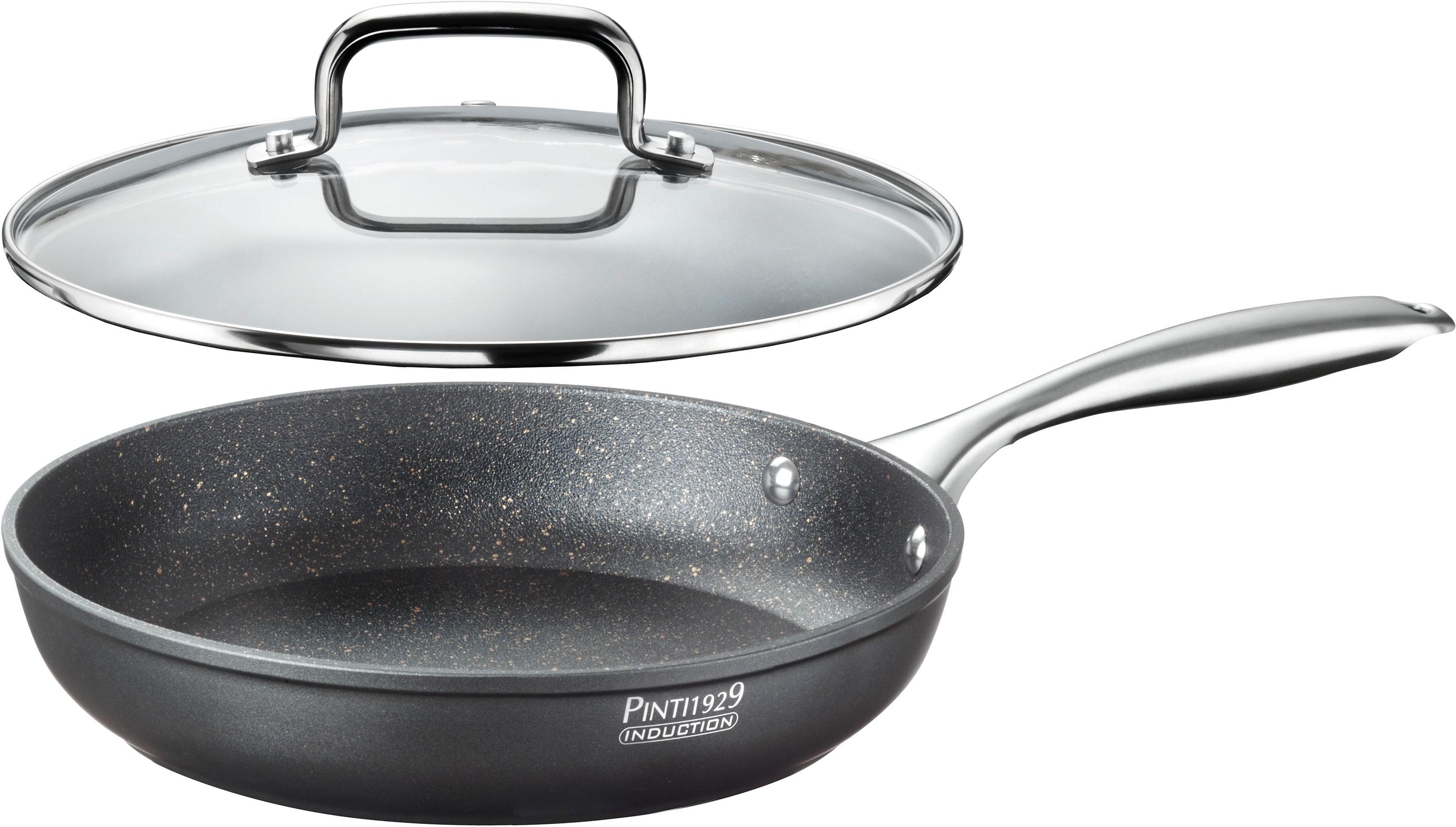 Pinti Inox Bratpfanne ST1 26 cm 3-lagige Antihaftbeschichtung Induktionsgeeignet