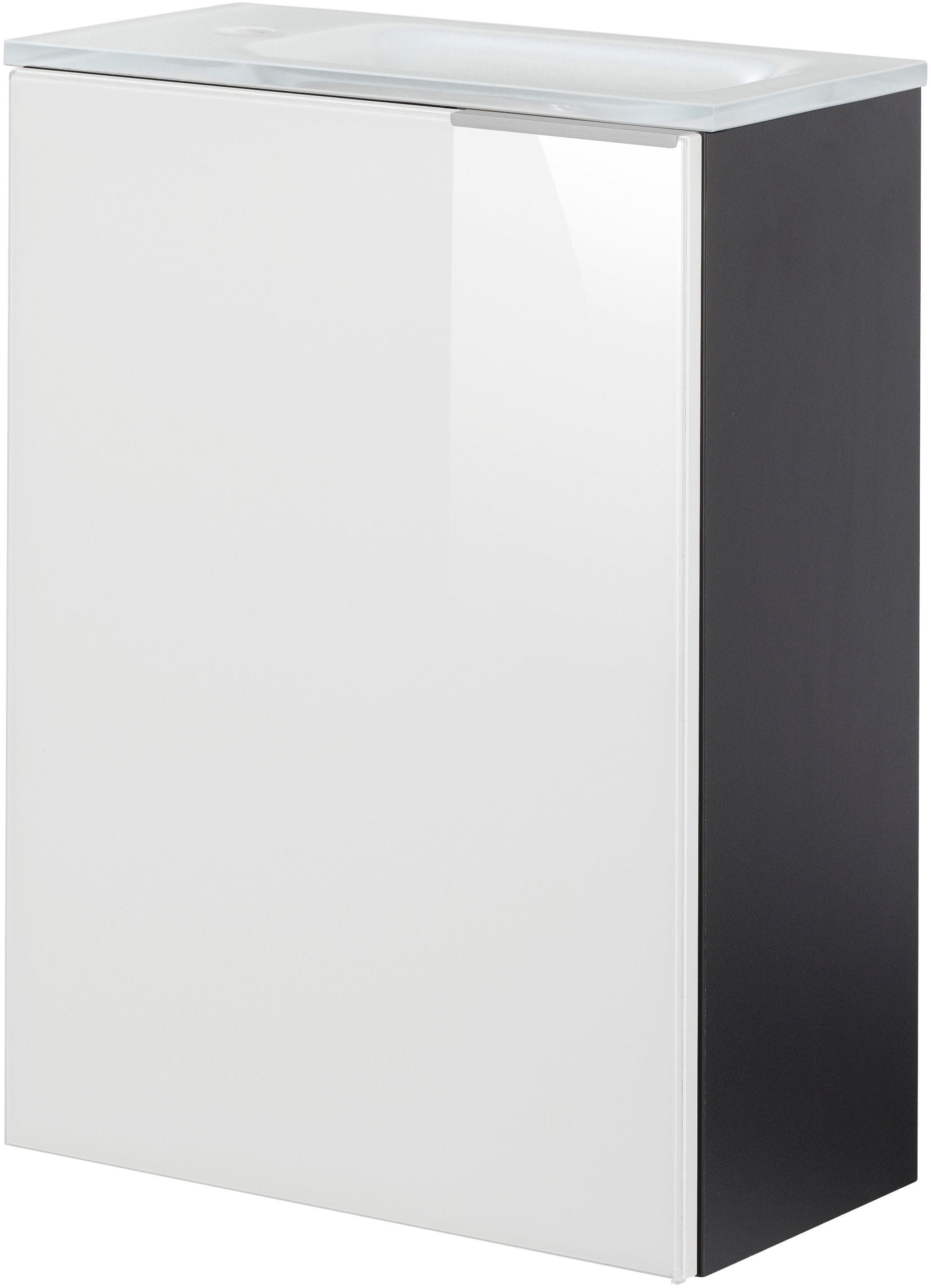 Fackelmann Waschtisch SBC Schwarz-Weiß