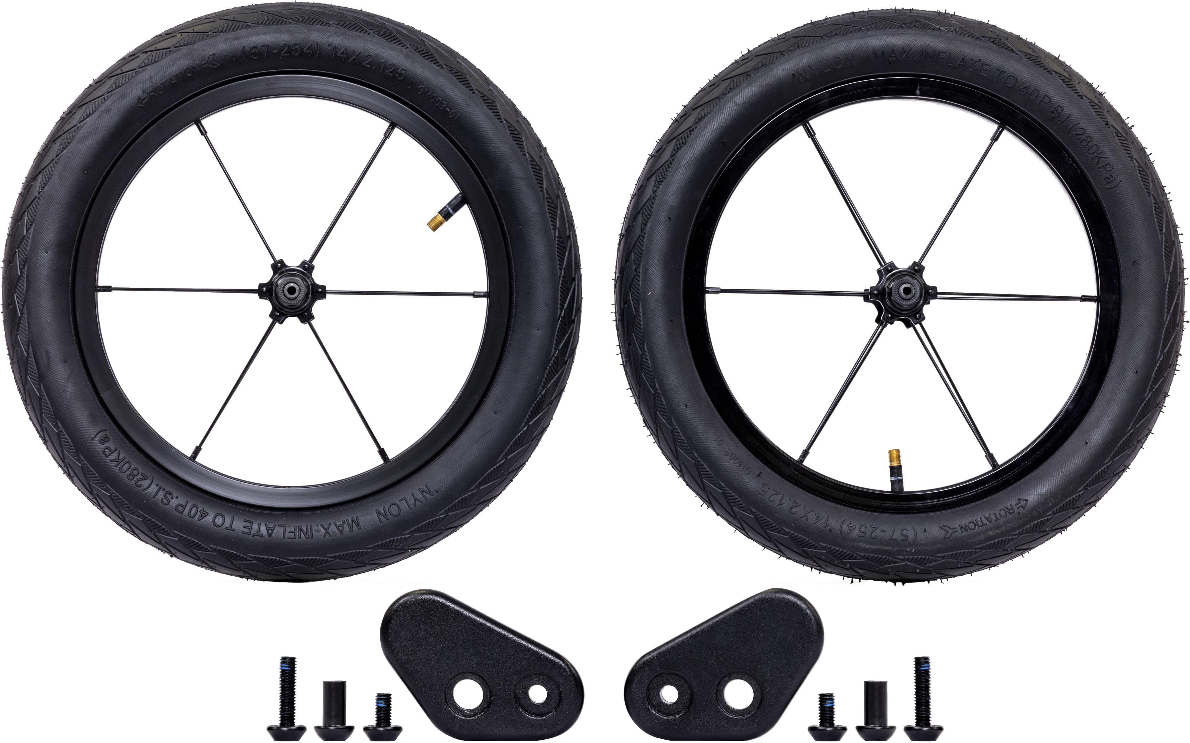 PUKY UP-SIZE KIT 14 Umrüstset für Kinderfahrzeuge - schwarz