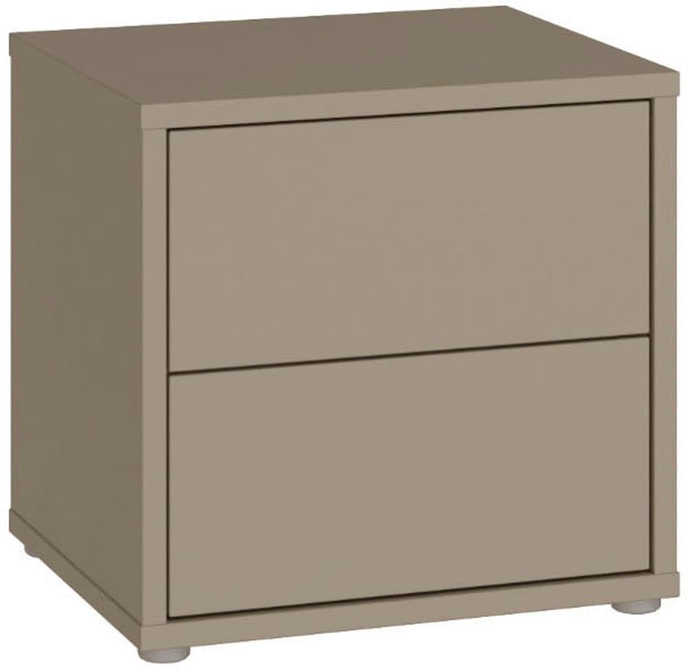 Nachtkommode FORTE Alice Springs Taupe Push-to-Open