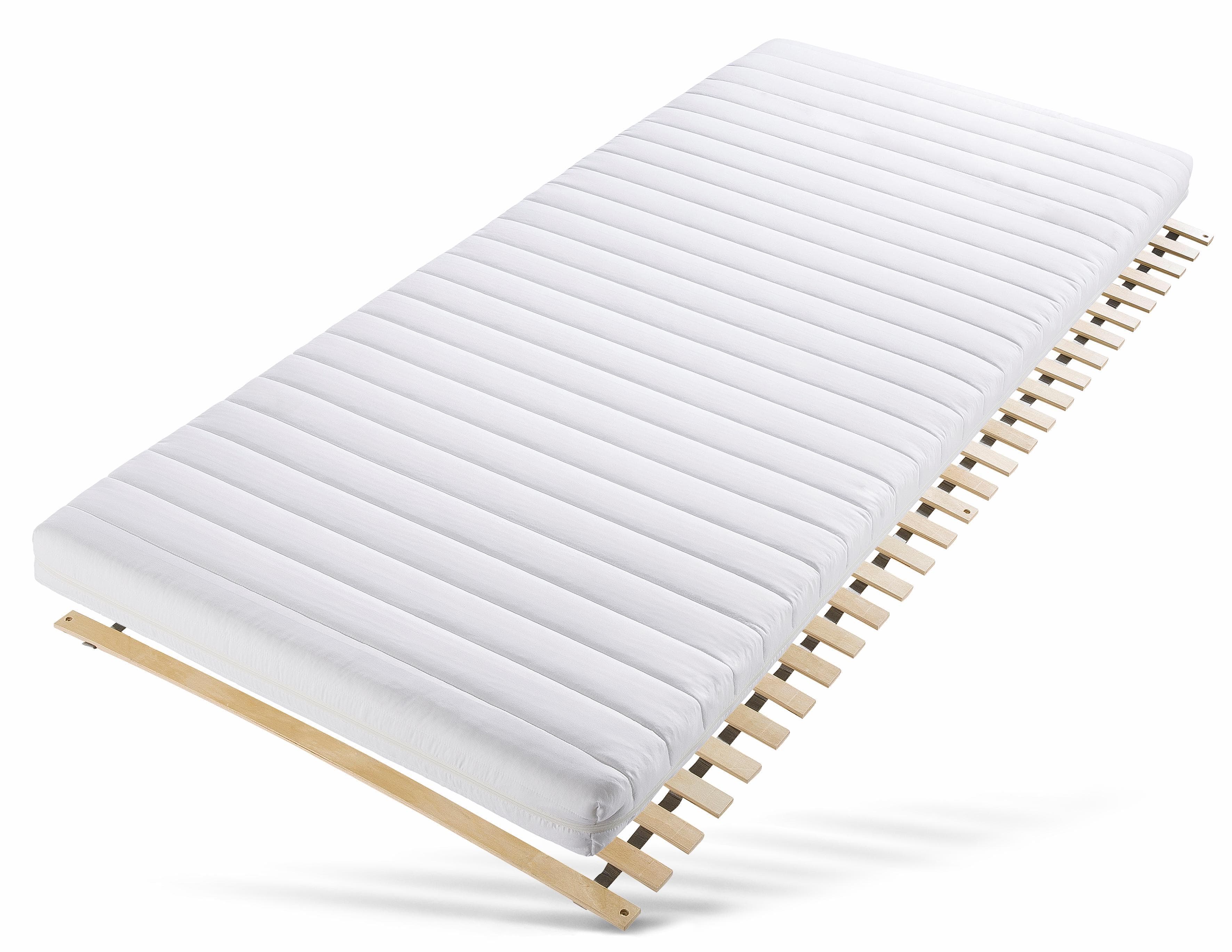 OTTO HOME Komfortschaummatratze + Rollrost 7 Zonen 90x200 cm