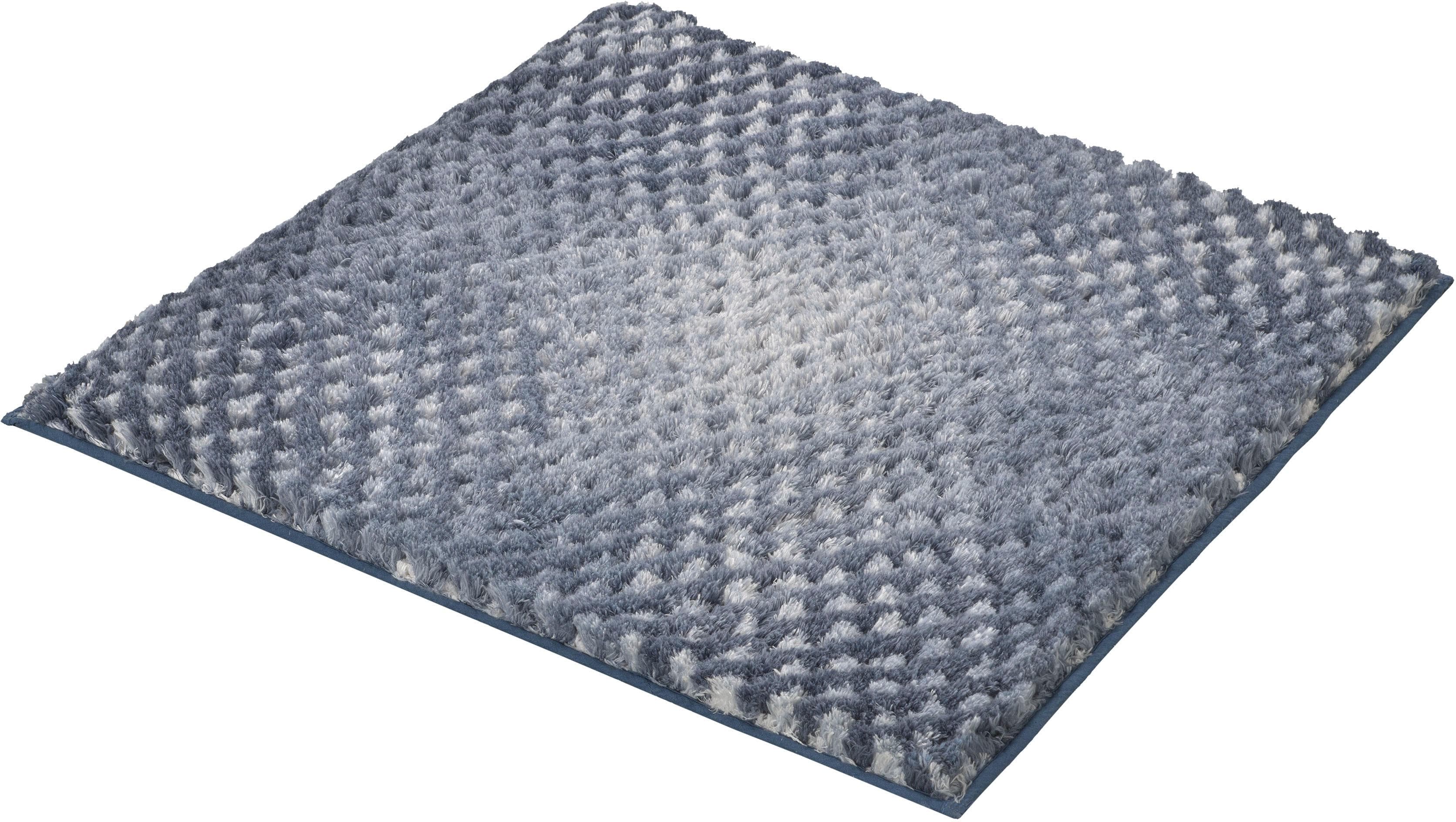 Kleine Wolke Badematte Cory Blau Polyester