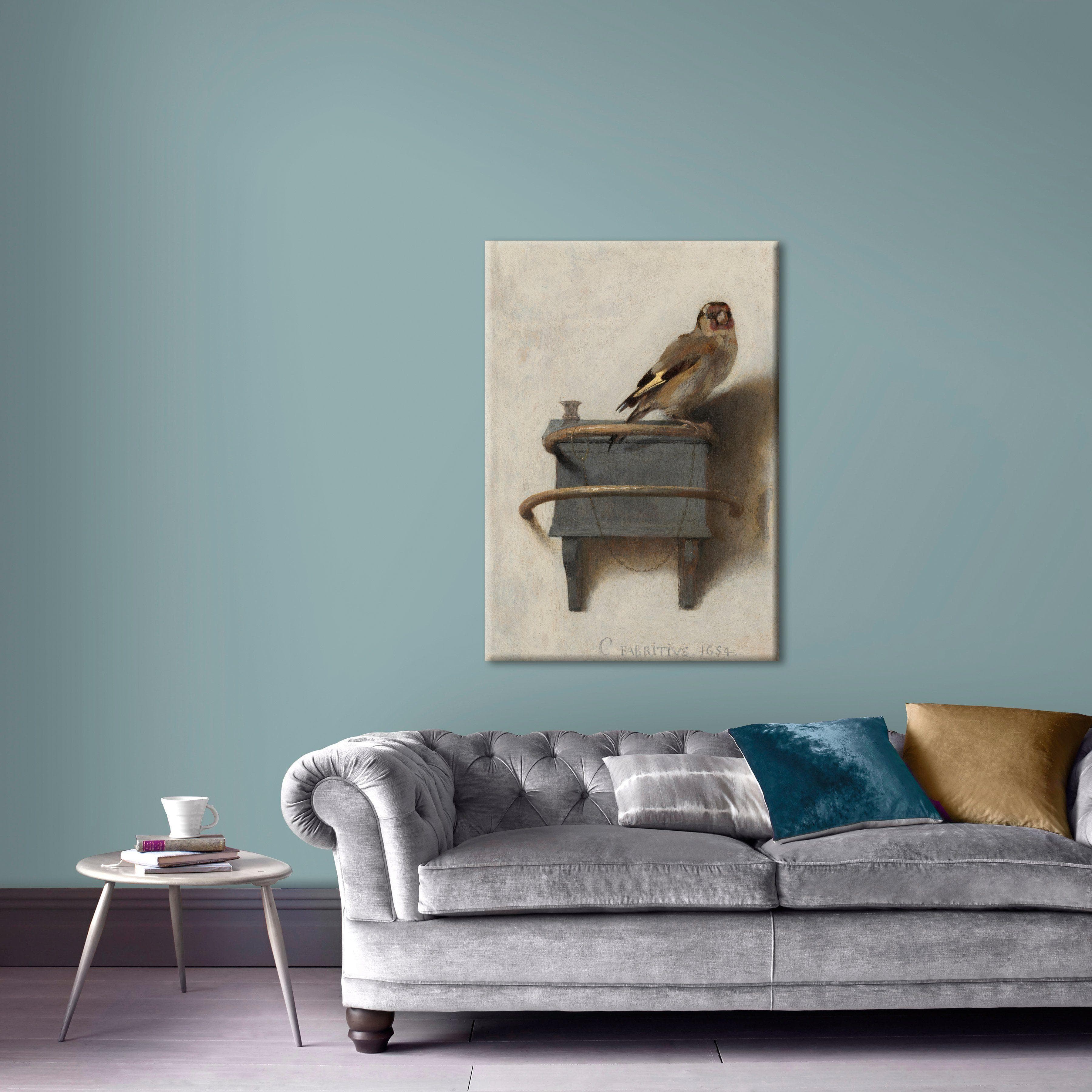 Art for the Home Leinwandbild Het puttertje Braun