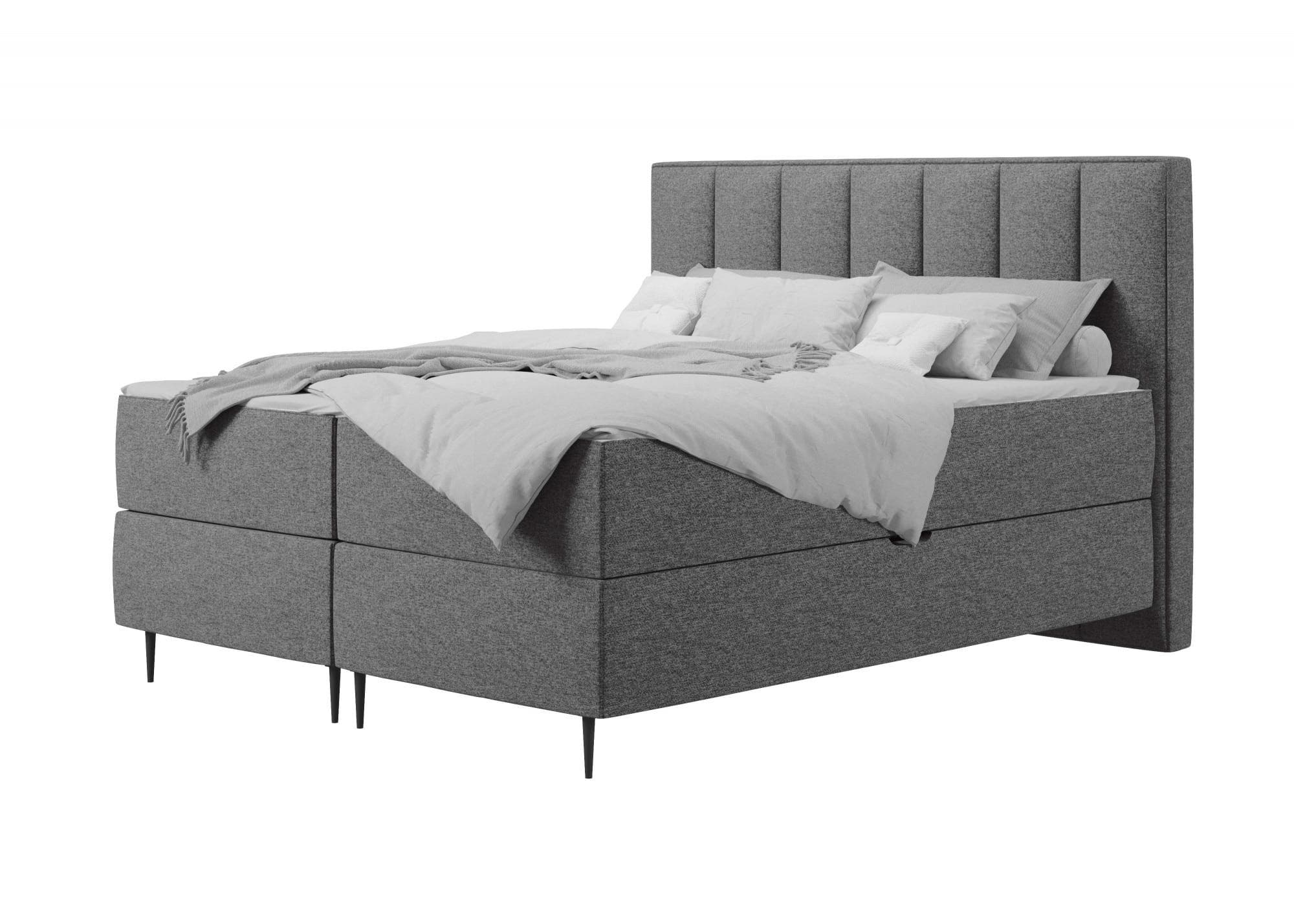 Boxbett HOME AFFAIRE Rita Grau mit Bettkasten und Matratze