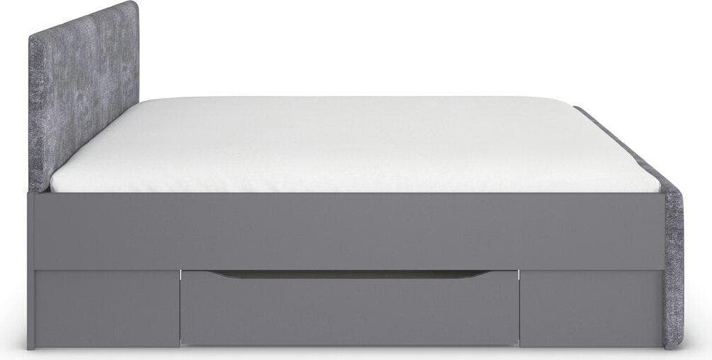 OTTO HOME Doppelbett Polsterbett Stauraum Grau