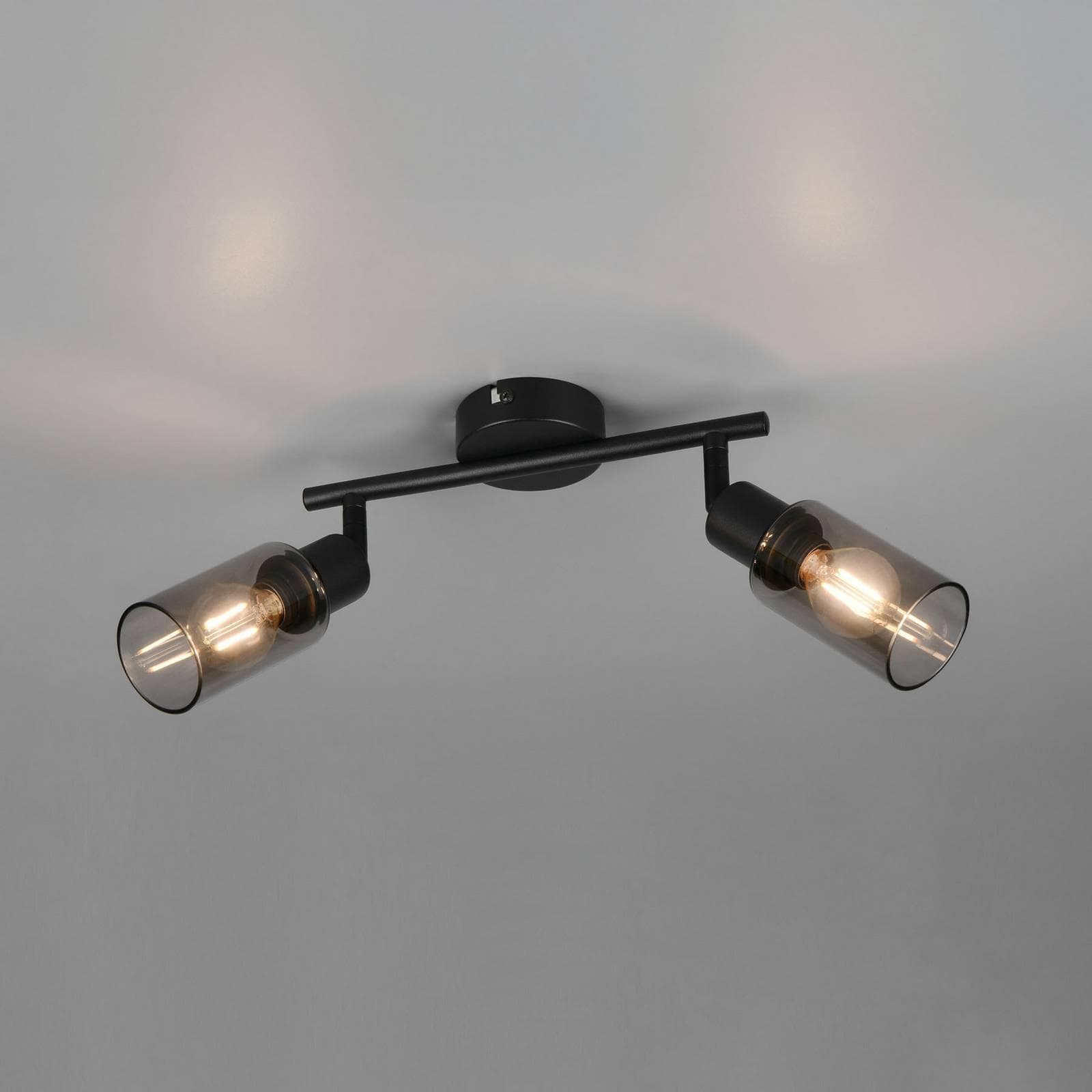 Strahler Mars 48 cm Schwarz Metall E14 REALITY LEUCHTEN