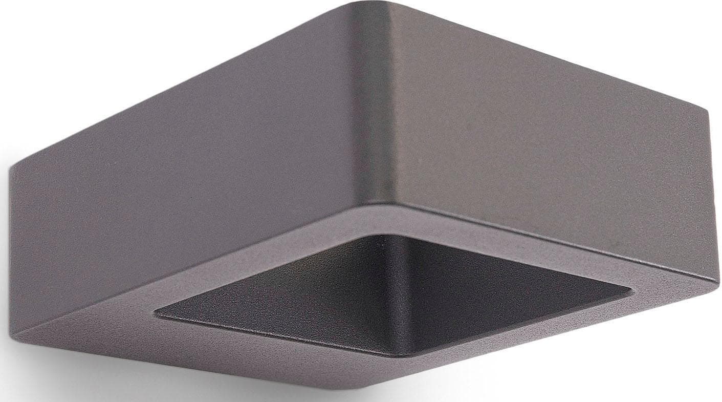 Moderne Outdoor Wandleuchte in Grau