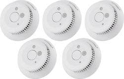 HOMEMATIC IP Rauchmelder Funk-Rauchwarnmelder mit Q-Label 5er Set