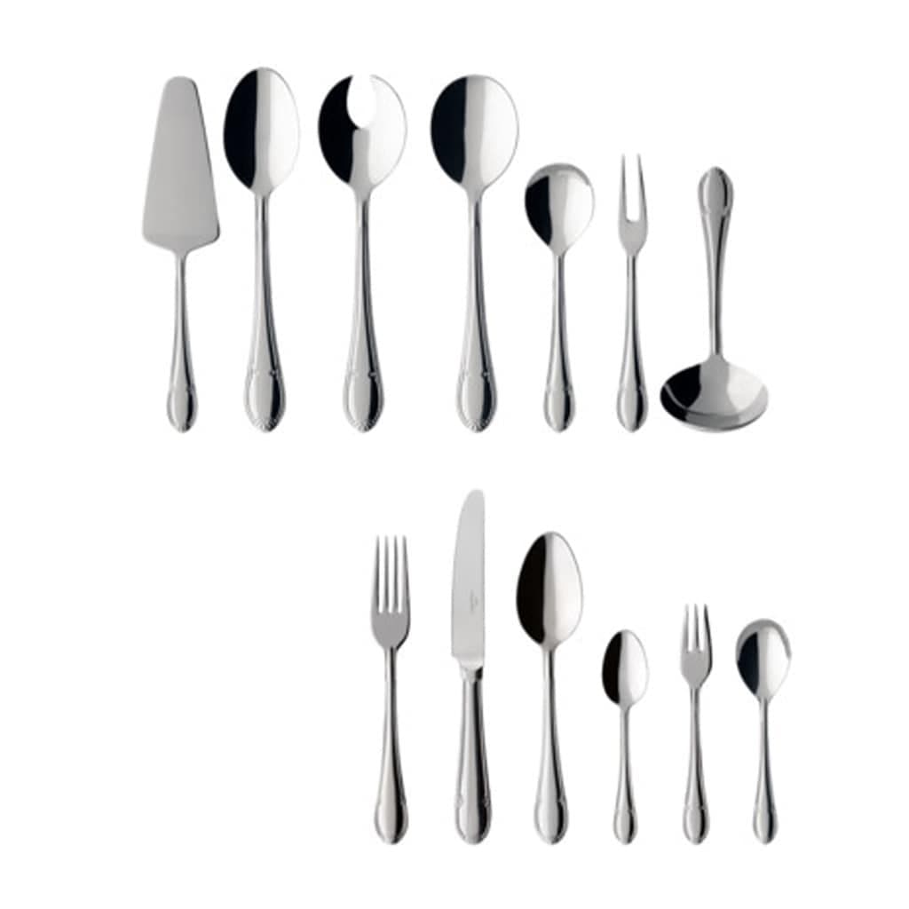 Villeroy & Boch Tafelbesteck Mademoiselle 68er Set Silber Besteck-Sets