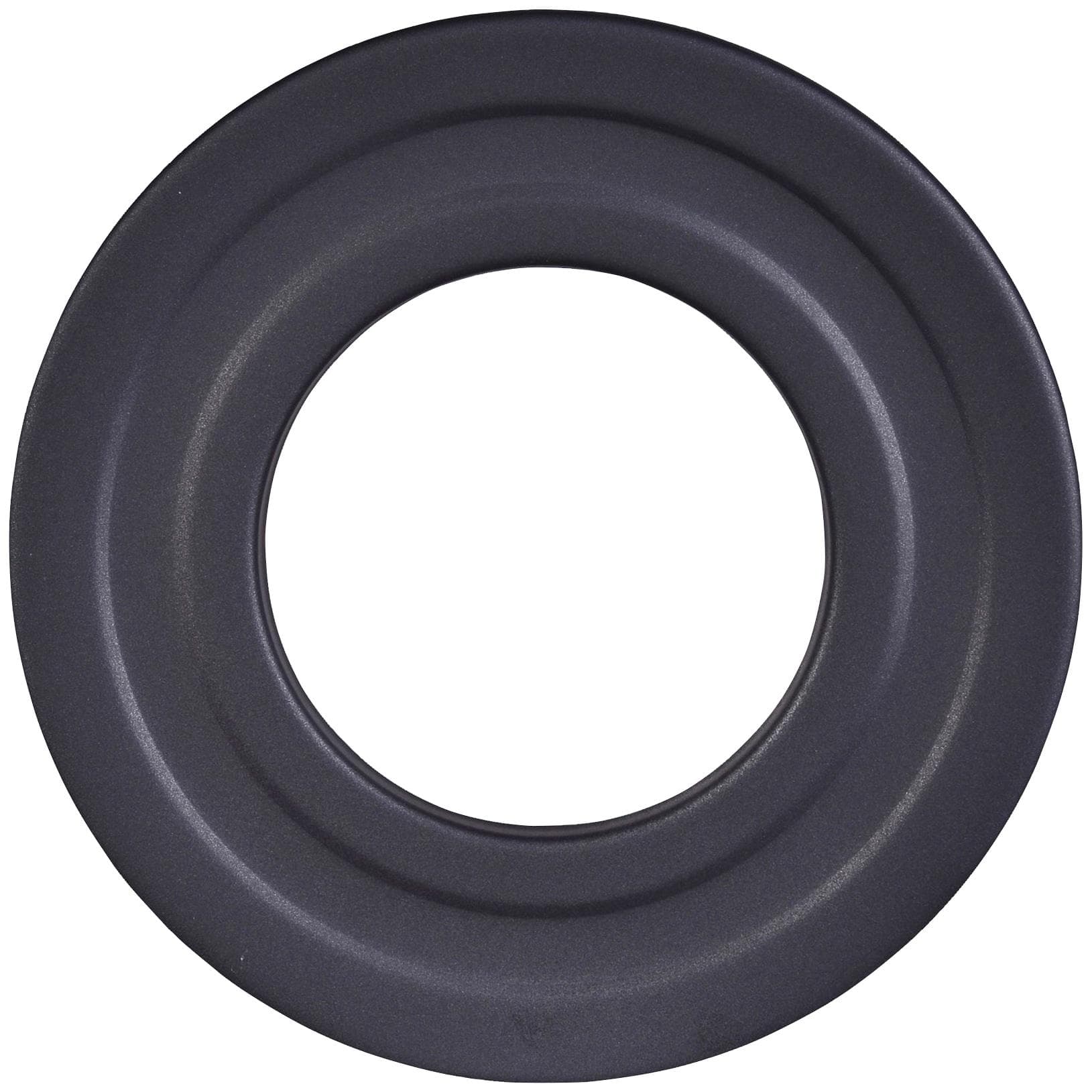 FIREFIX Rosette Schwarz Stahlblech Pelletofenrohr