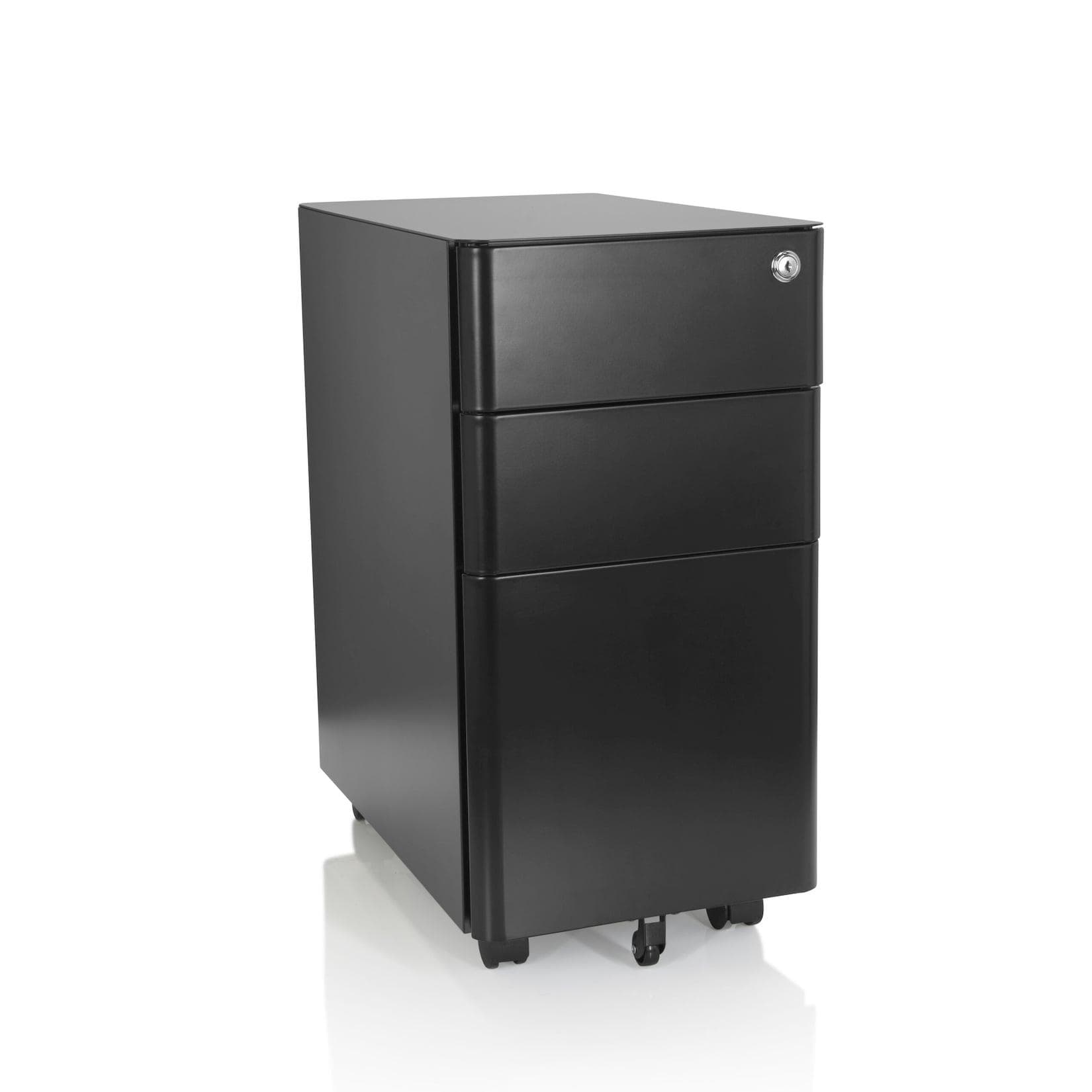 hjh OFFICE Rollcontainer COLOR I Stahl