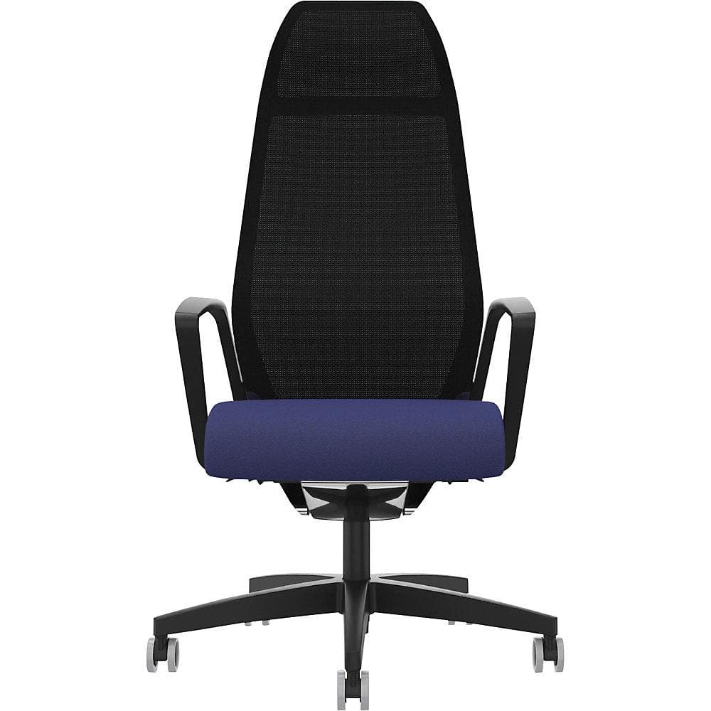 Züco Bürostuhl Selvio 0146, Netz-Rückenlehne, blau