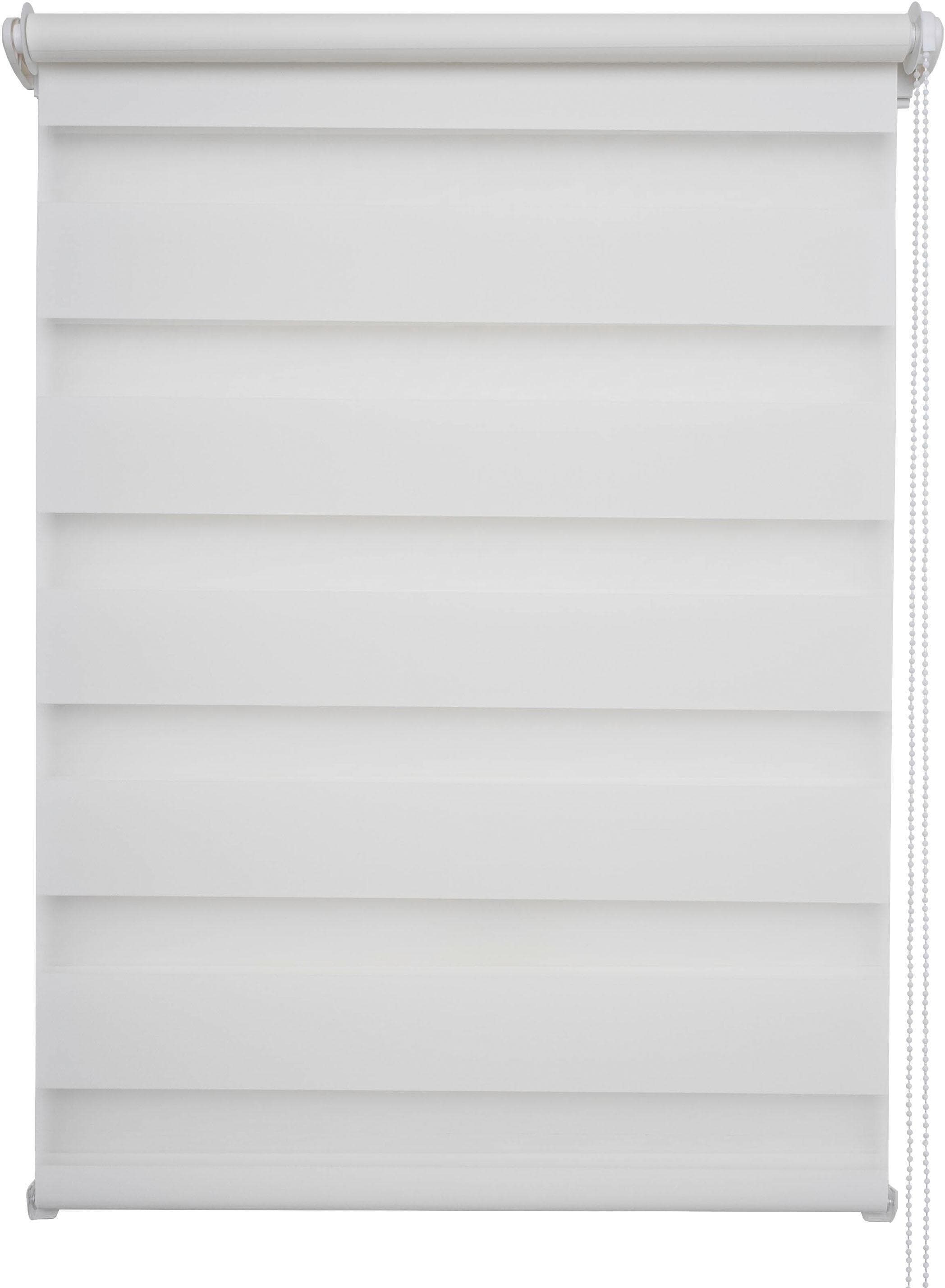Schöner Wohnen Doppelrollo Weiß Klemmfix