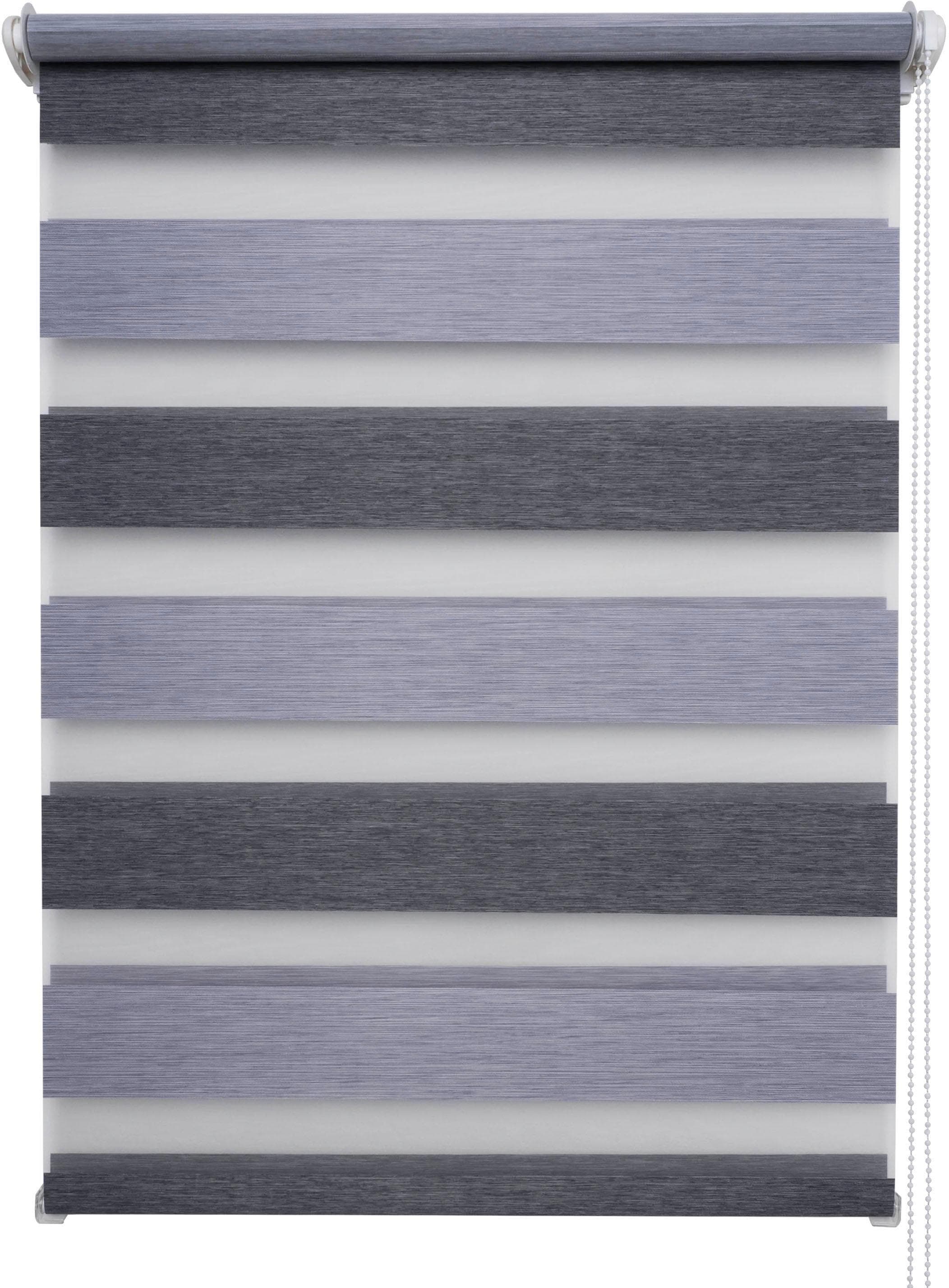 Schöner Wohnen Doppelrollo Klemmfix-Doppelrollo Gr. 3, Dunkelgrau