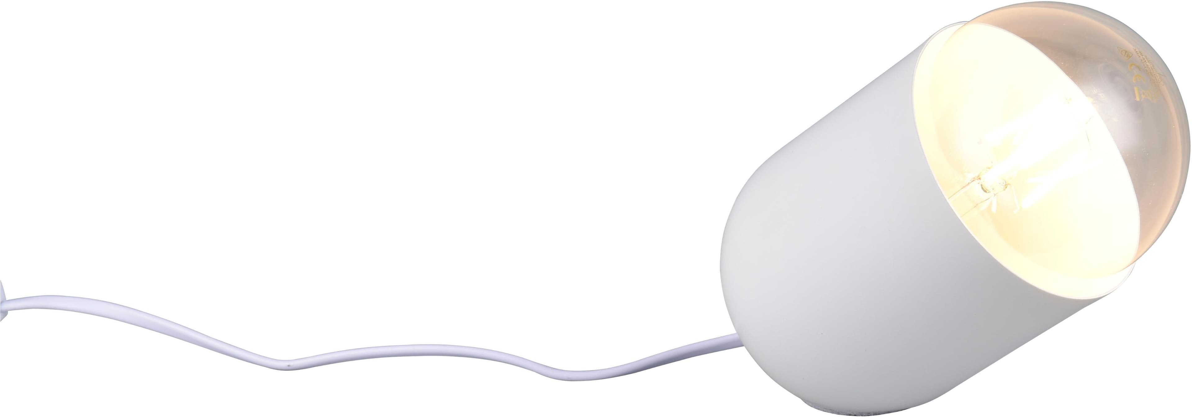 REALITY Tischleuchte NARA weiß matt 2 Stk. mit LED