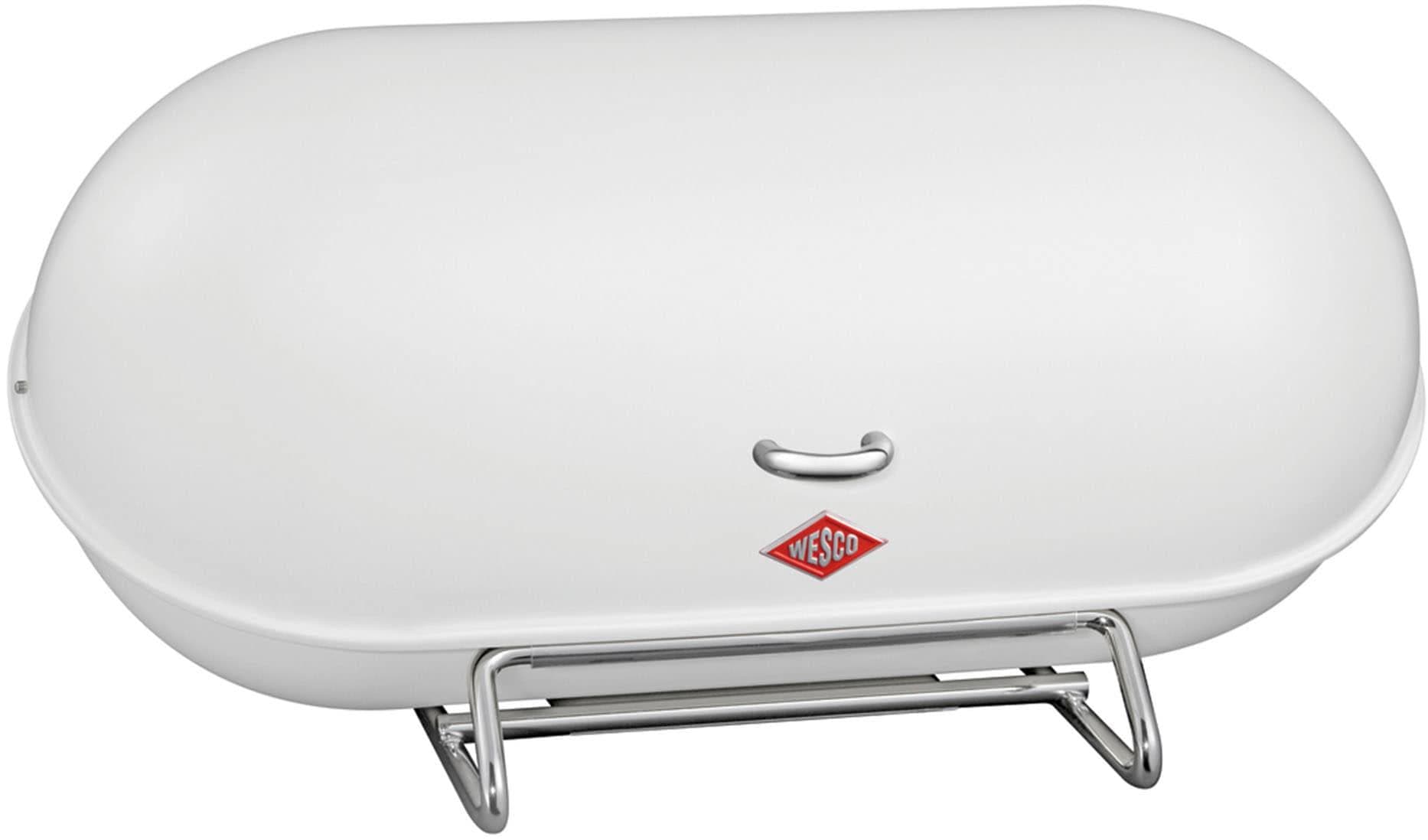 Wesco Brotkasten Breadboy Weiß Metall Oval