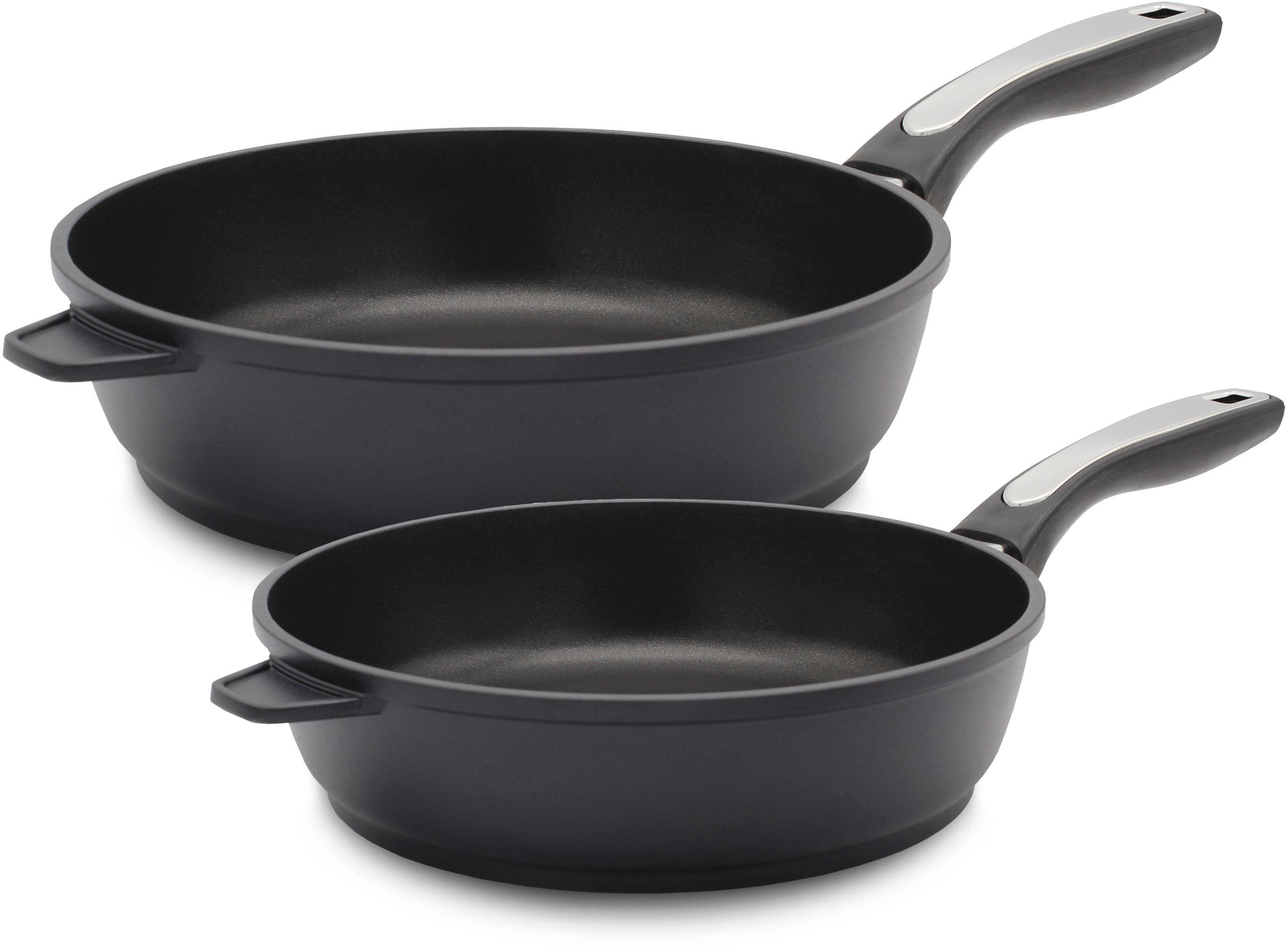 Pfannen-Set KRÜGER Delta schwarz 2-tlg. Induktion