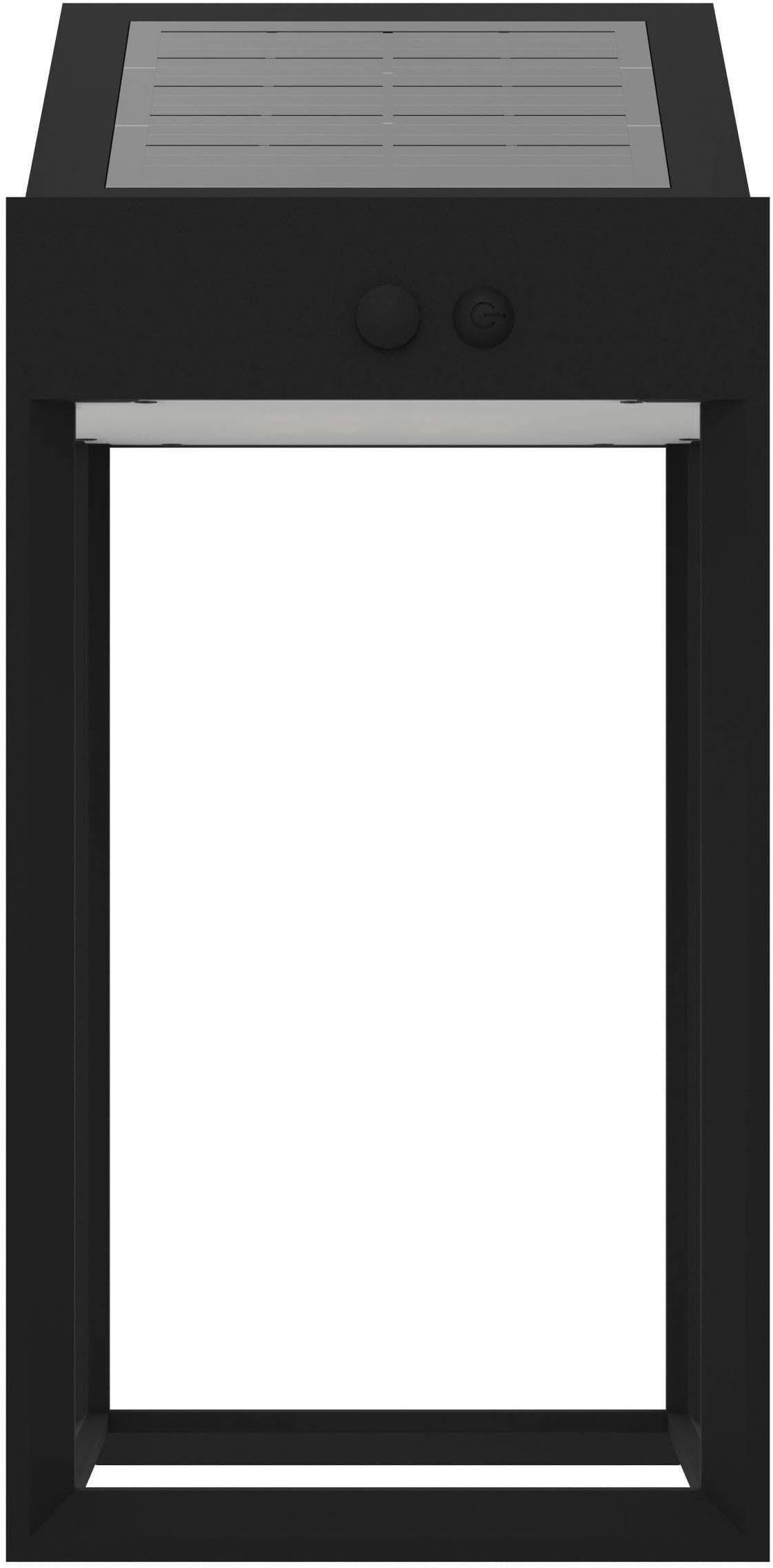 LED Solarleuchte Eglo Suzara Solarlampe Außenlampe Kunststoff IP44 Schwarz