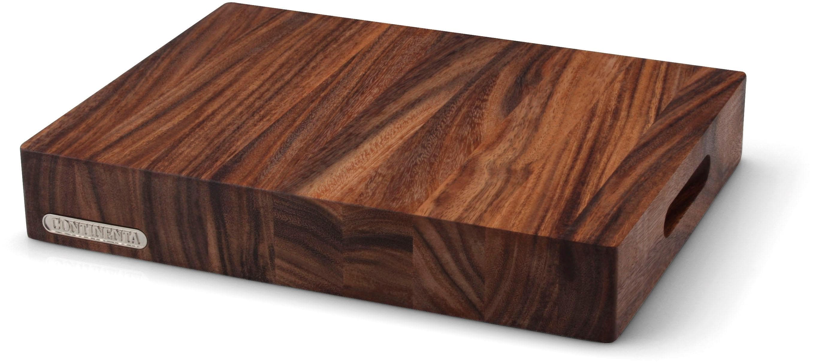 Schneidebrett CONTINENTA Massivholz Akazie Braun