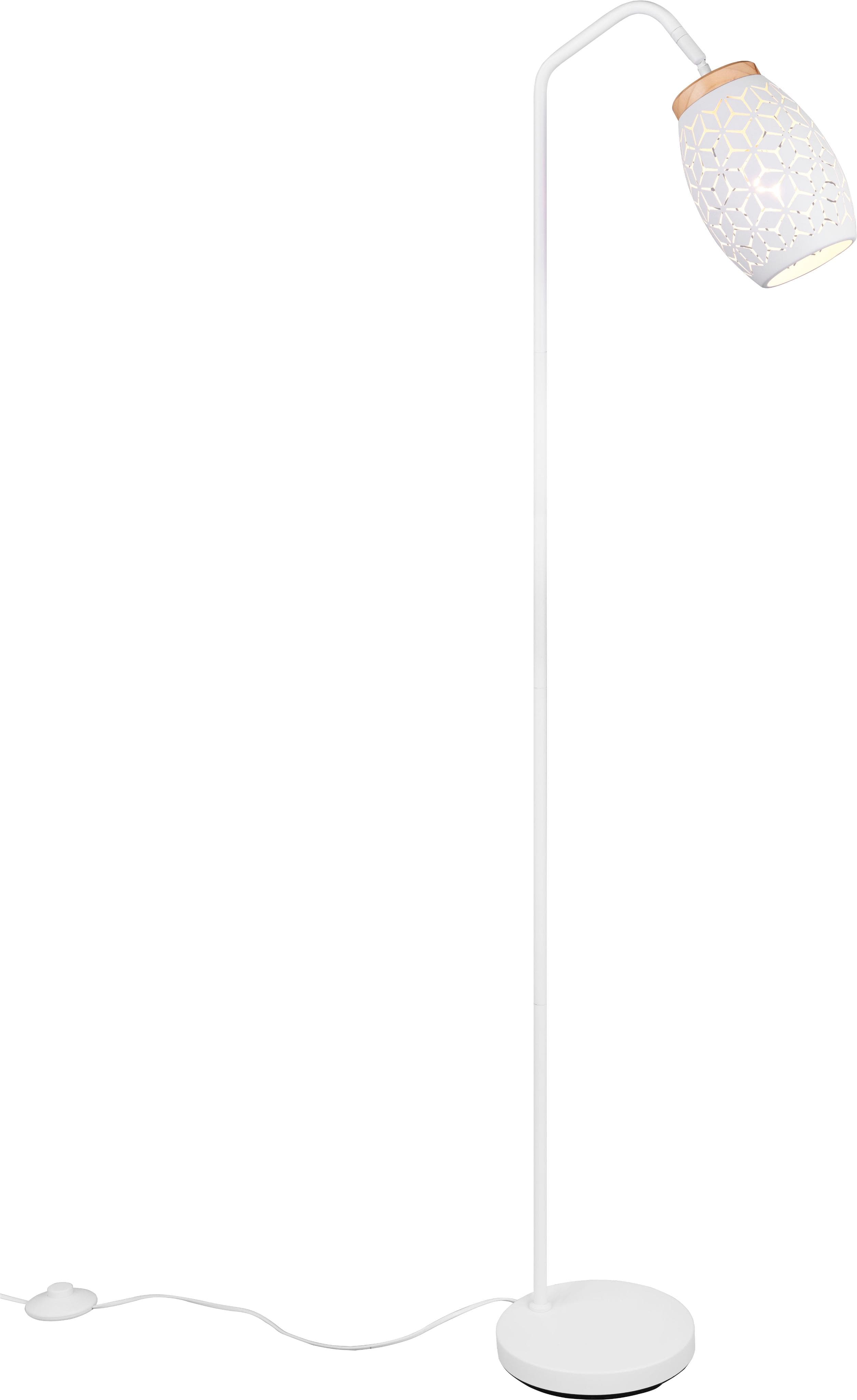 Reality Leuchten Stehlampe BIDAR 147 cm mit Fußschalter