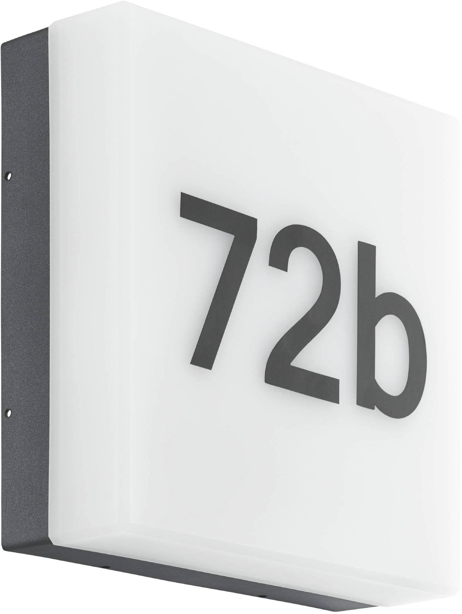 EGLO Wandleuchte Cornale Außen-Wandlampe Hausnummerleuchte IP44 LED Warmweiß