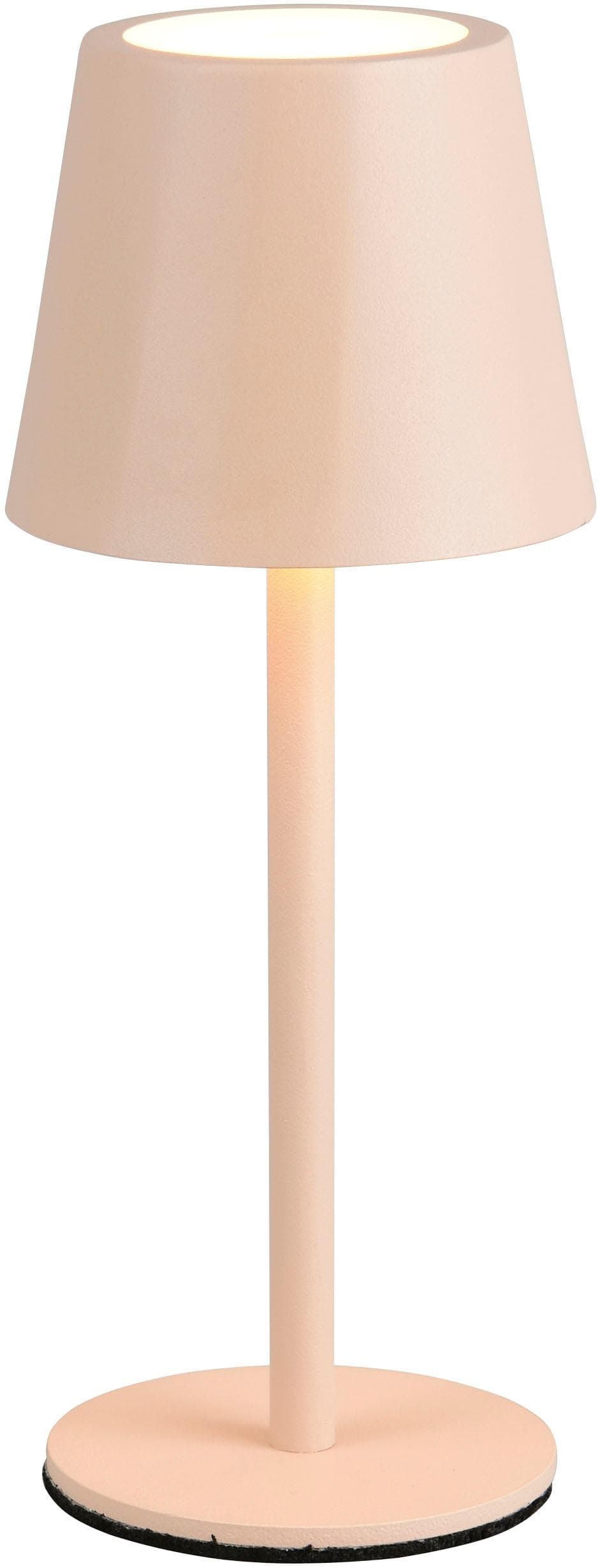 REALITY LED Tischleuchte DIAZ Outdoor Akku sand