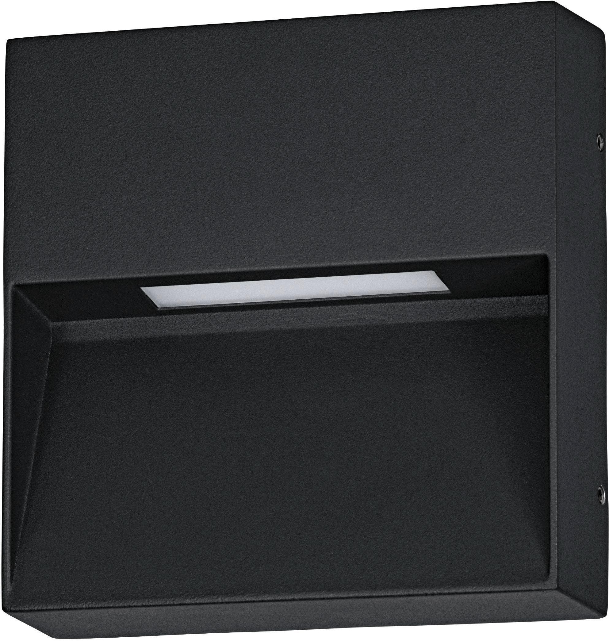 EGLO Wandleuchte Maruggio schwarz LED Außenleuchte IP65