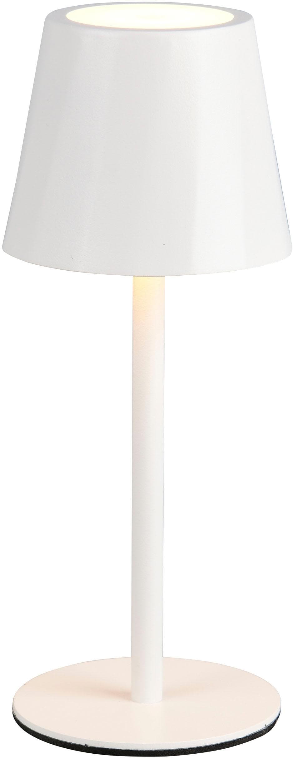 REALITY LEUCHTEN LED Tischleuchte DIAZ weiß matt Outdoor Akku