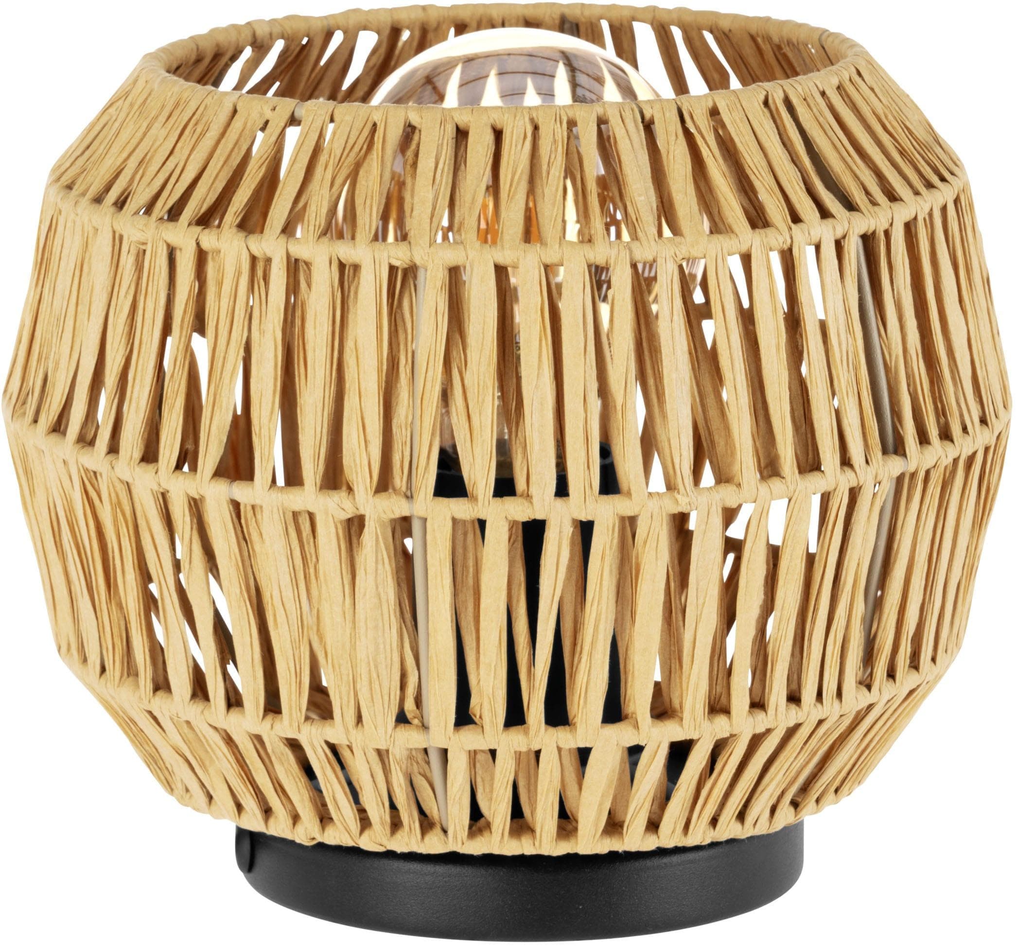 EGLO Tischleuchte SHELDON Stahl E27 1x40W IP20 Schwarz