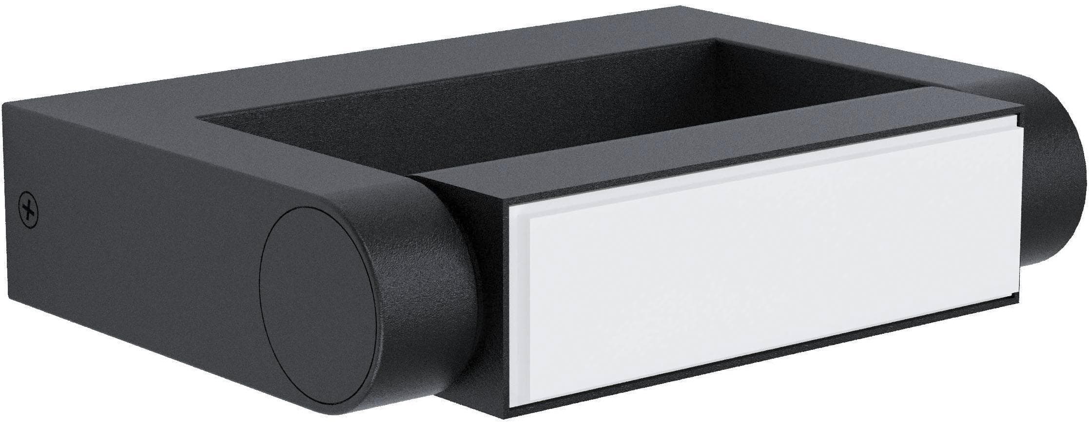 EGLO Wandleuchte Brinaza - Außenlampe Aluminium Schwarz