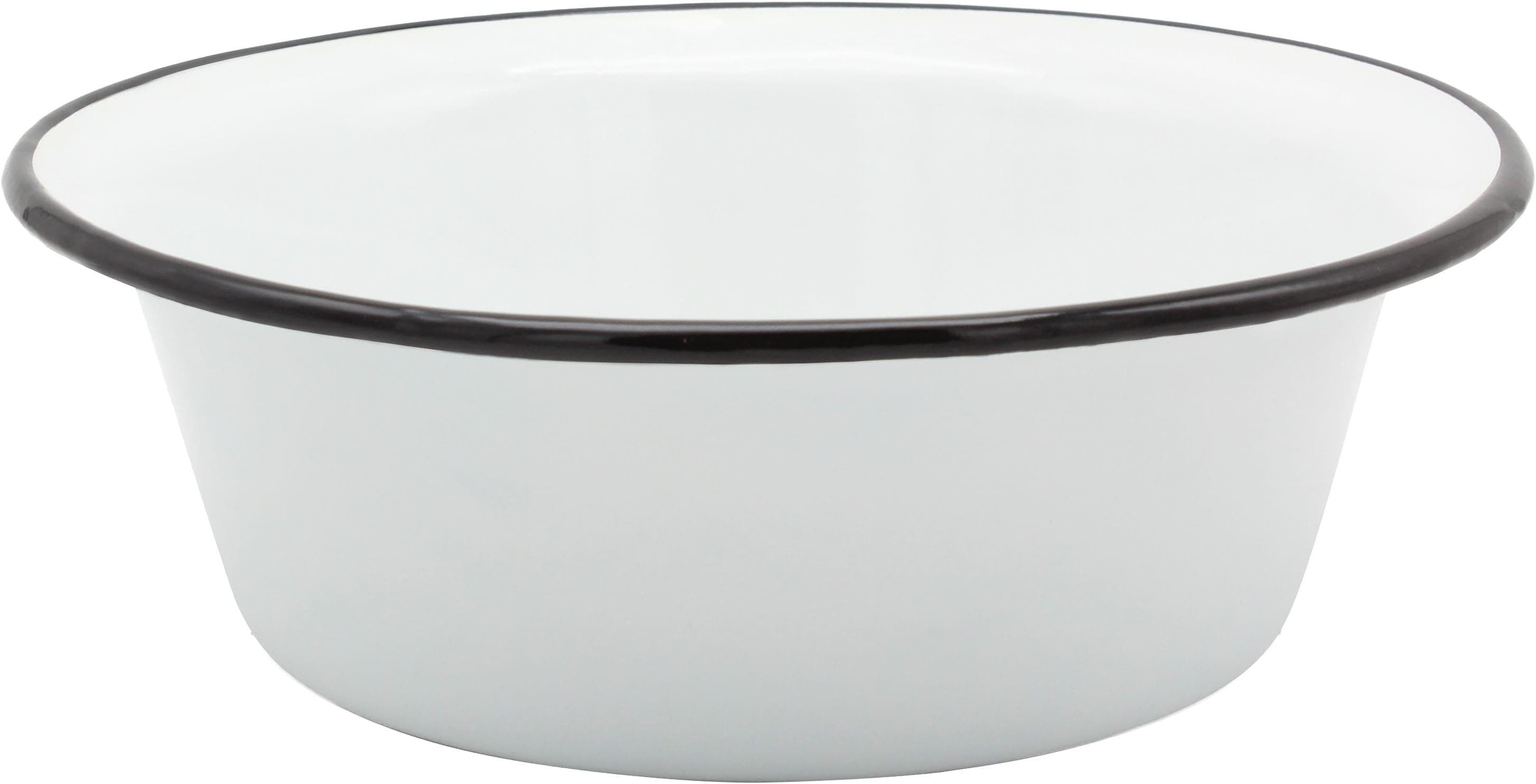 Emaille-Schüssel Krüger weiß 40cm Ø