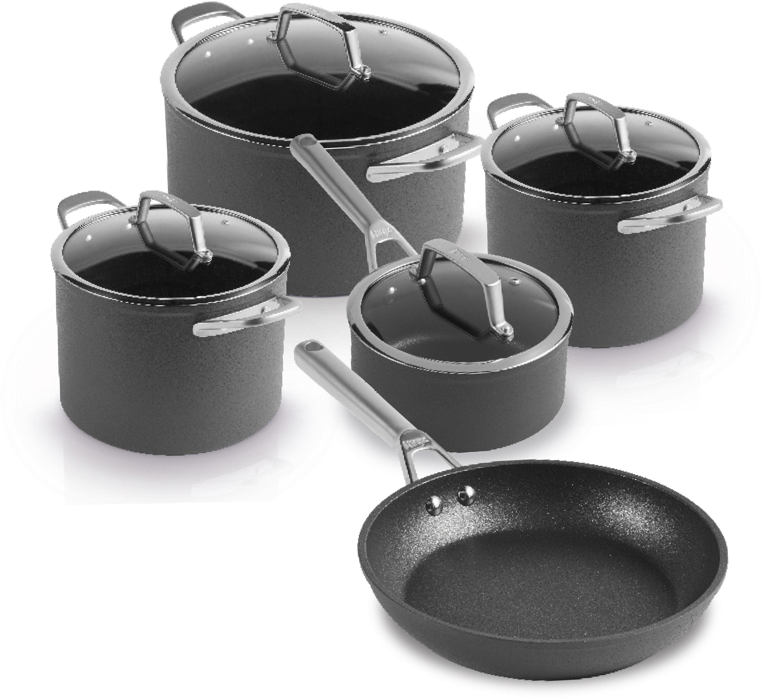 Ninja ZEROSTICK Premium 5-teiliges Topf-Set C35005DE Grau
