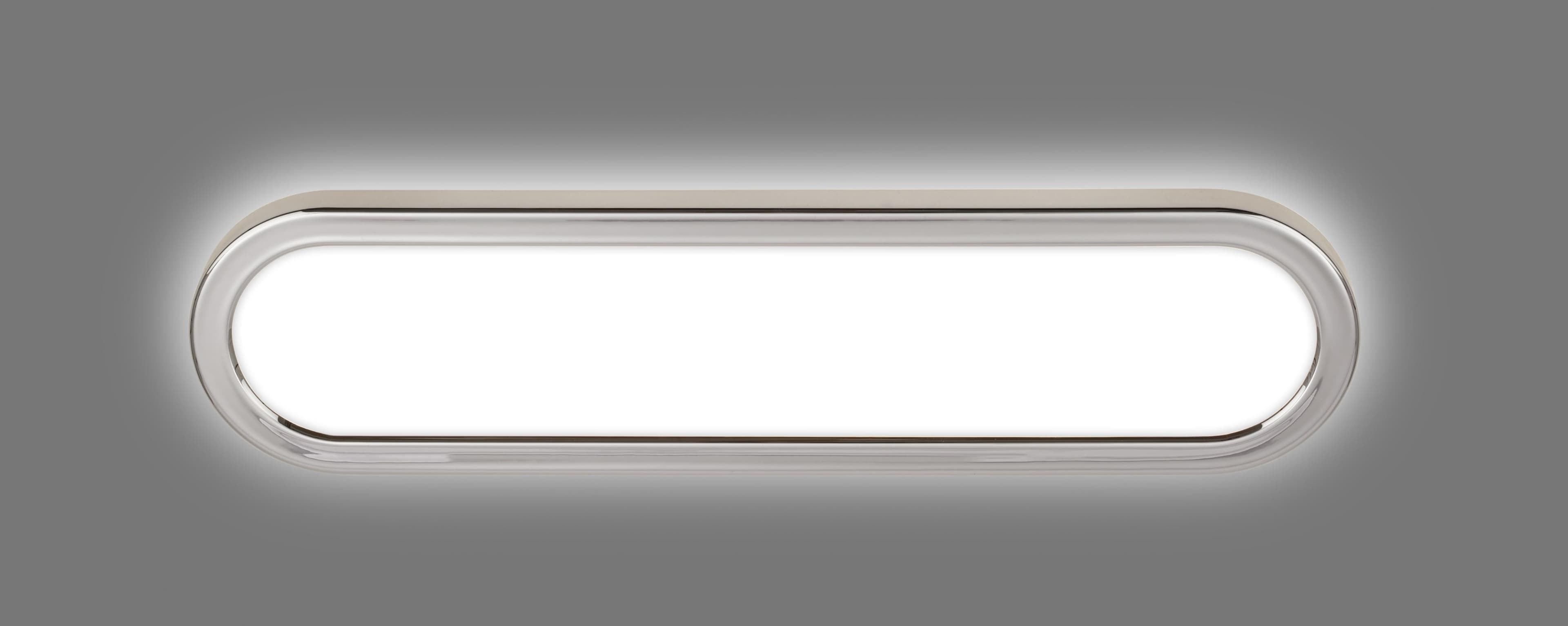 Briloner LED-Bad-Wandlampe Pil Chromfarben 35 cm Kunststoff