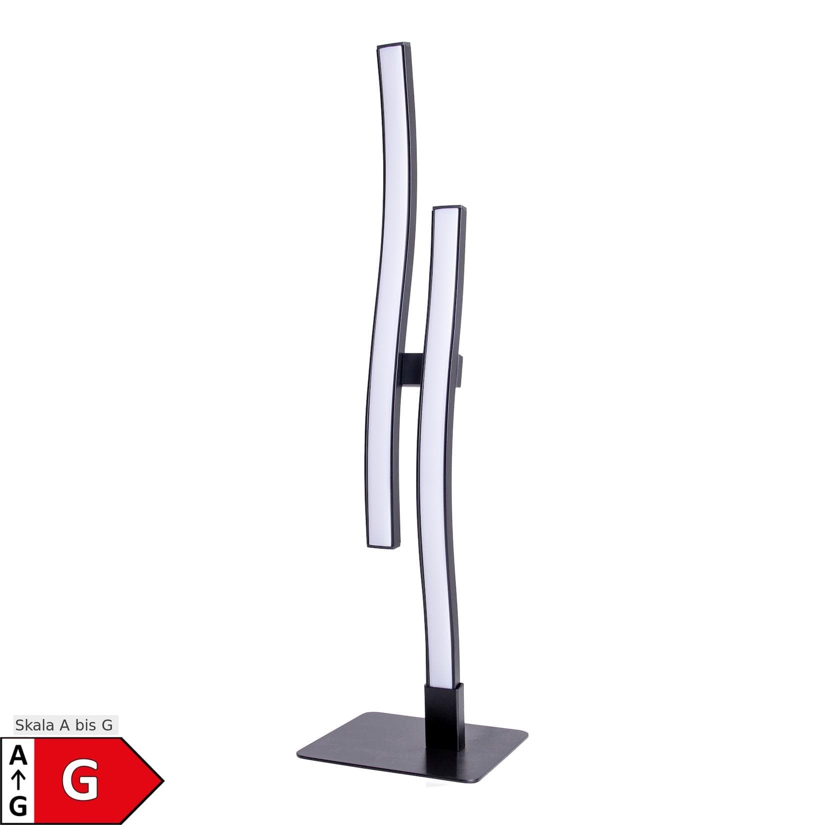 NÄVE LED Tischleuchte Onda Schwarz Matt 10W