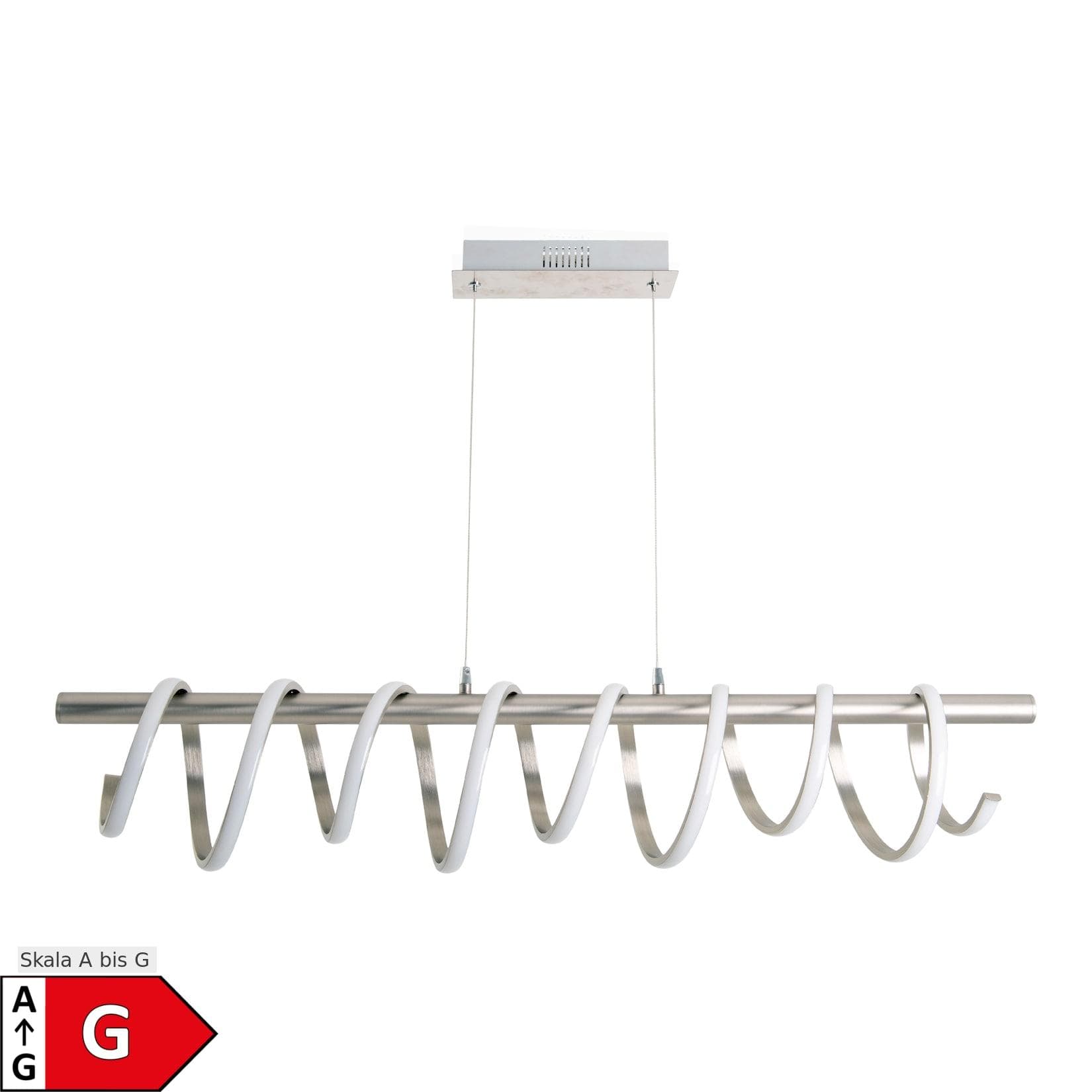 NÄVE LED Pendelleuchte Belleza Silber 3-Stufen-dimmbar Warmweiß