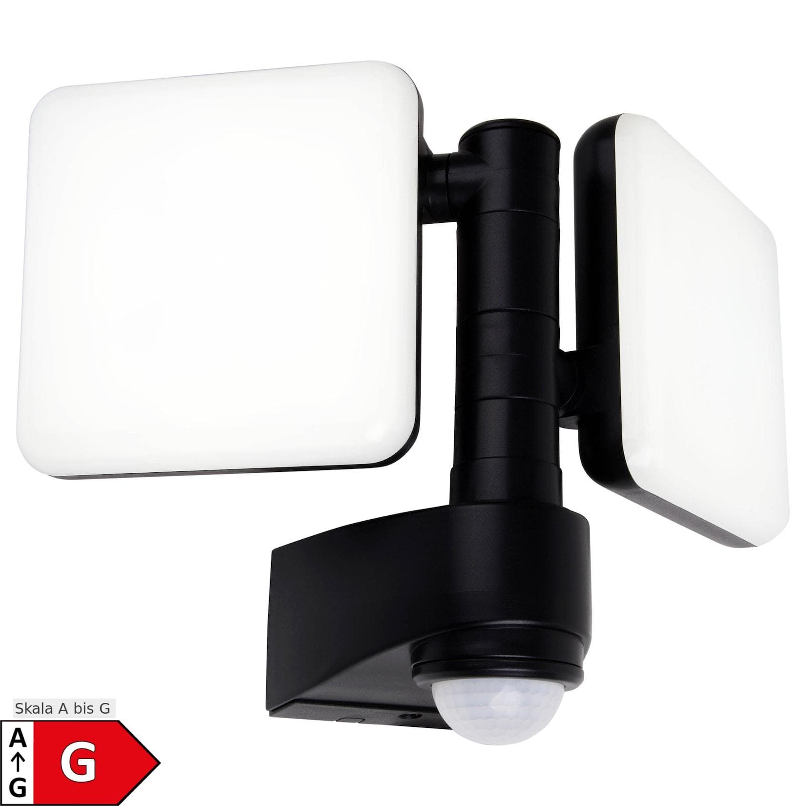 NAEVE LEUCHTEN LED-Außenwandleuchte Jaro, Sensor, zweiflammig