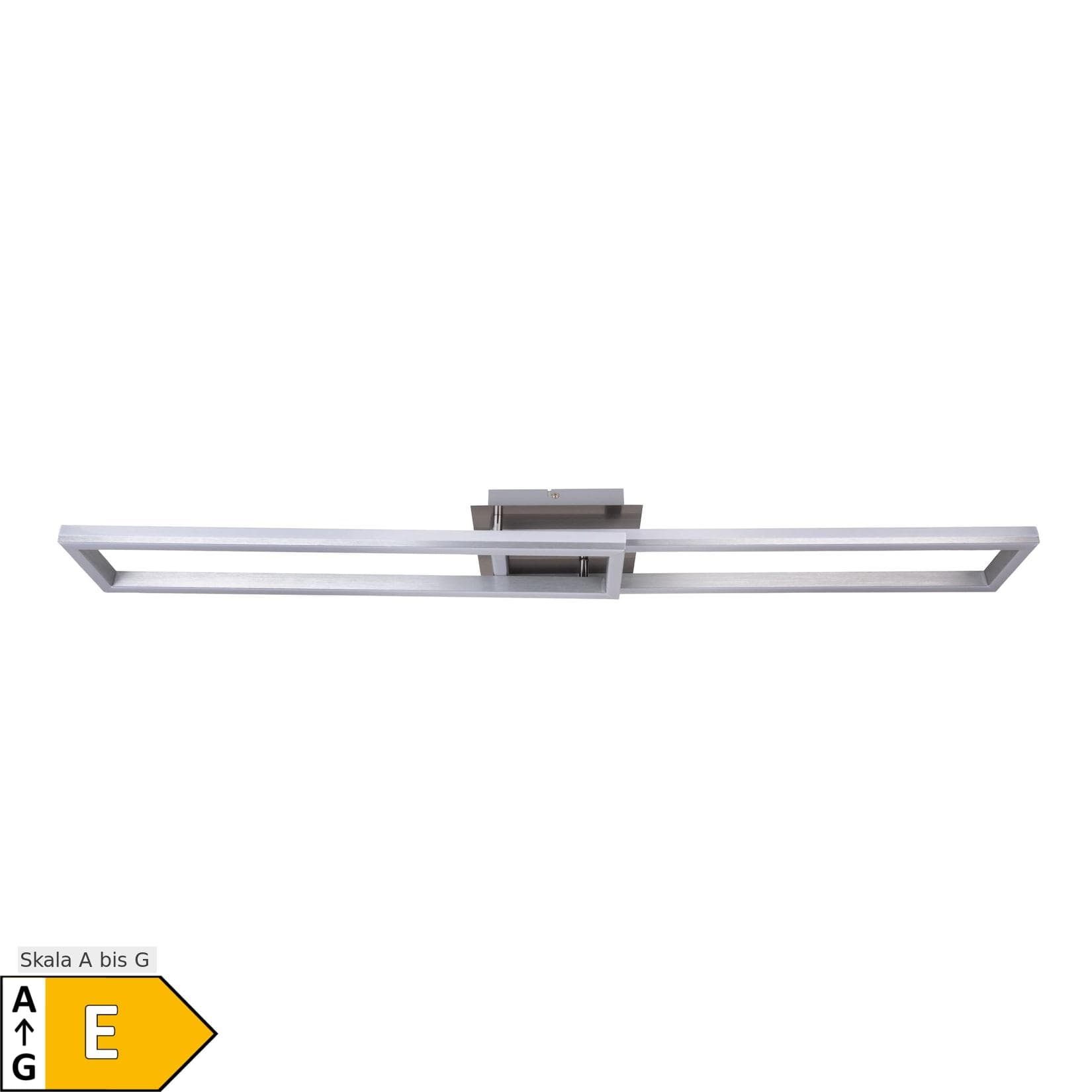 NÄVE LED Deckenleuchte BANTRY Silber CCT RGB-Backlight Dimmbar