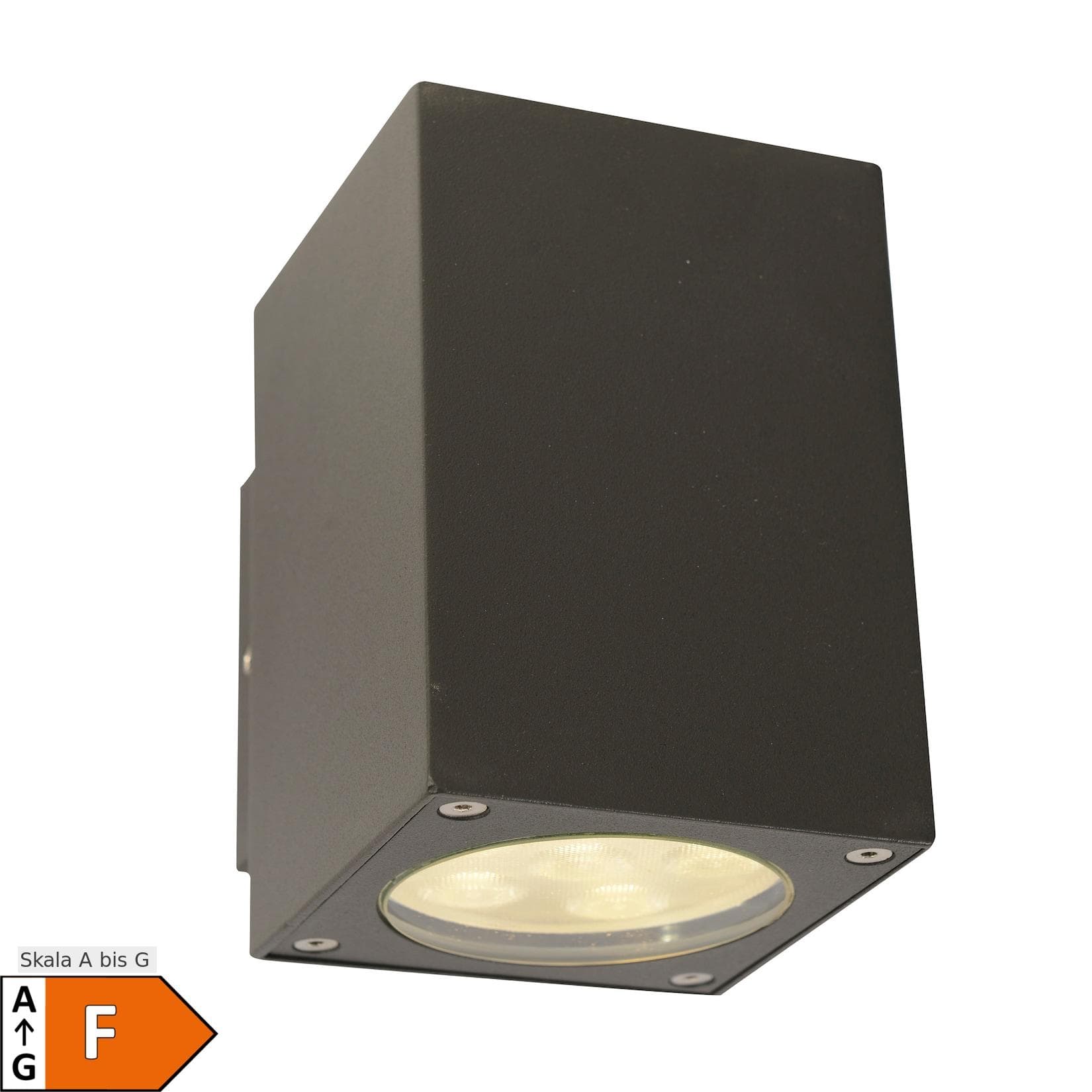 Moderne Außenwandleuchte in Dunkelgrau