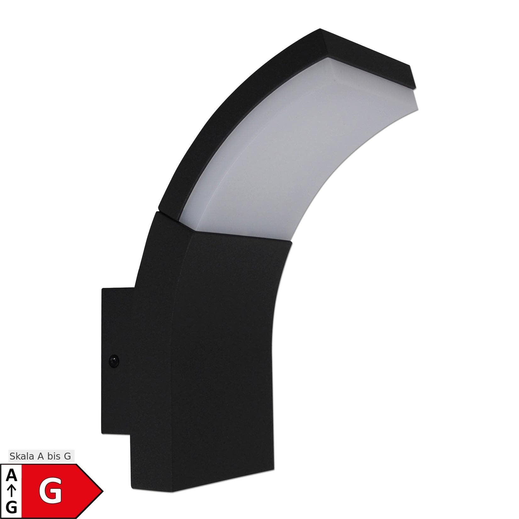 NÄVE LED Außen-Wandleuchte Orbis Anthrazit IP54 Warmweiß