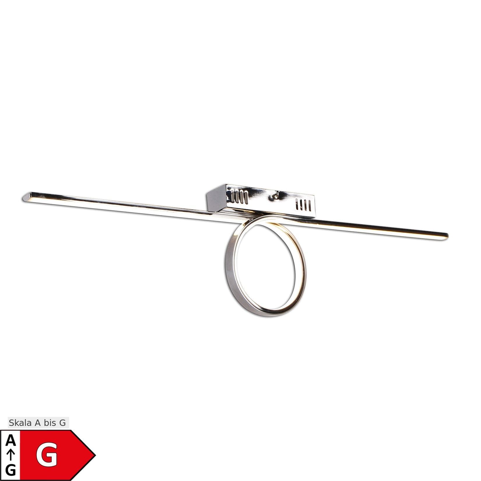 NÄVE LED Deckenleuchte Loop Silber Modernes Design