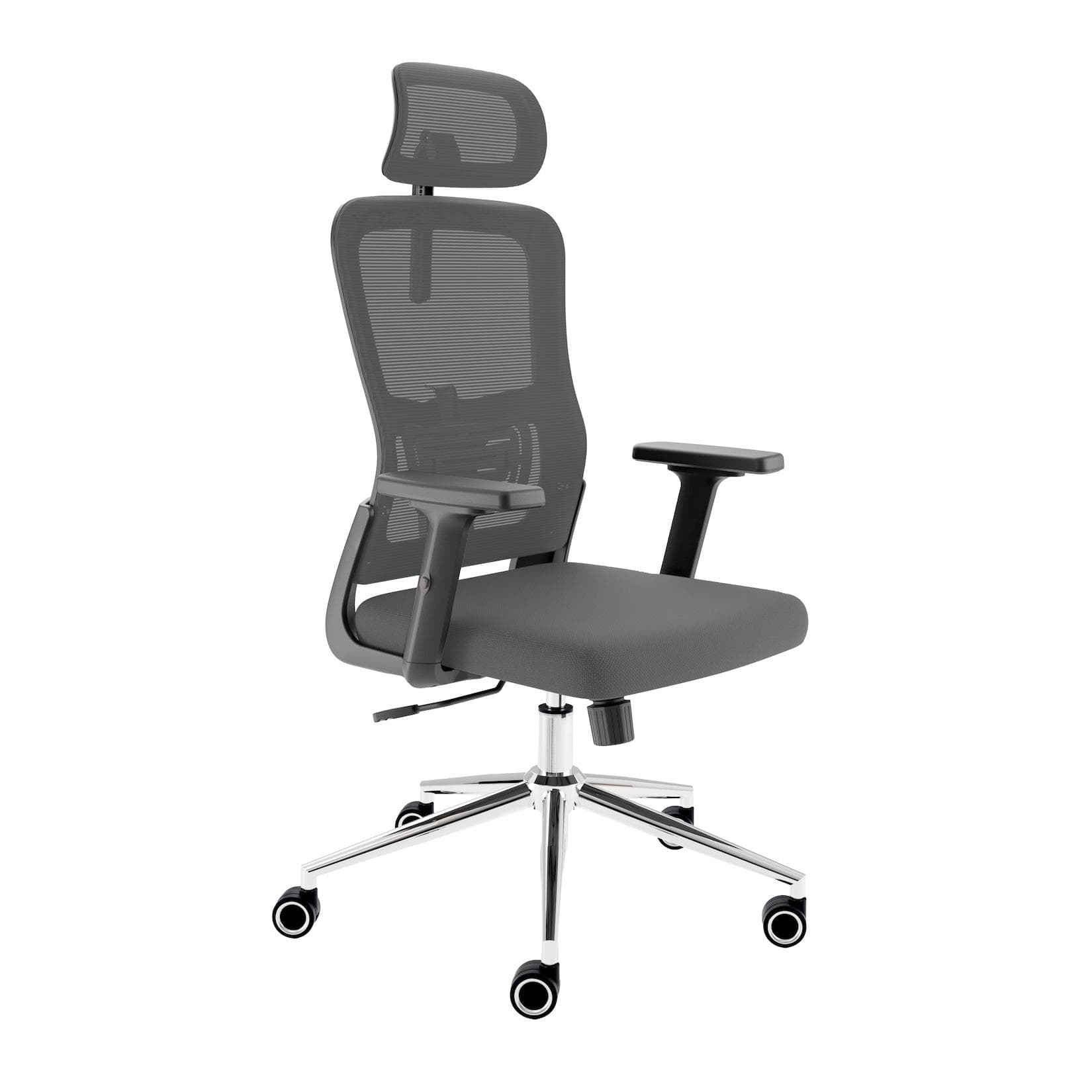 CLOUVOU BrightSeat Bürostuhl Ergonomisch Anthrazit