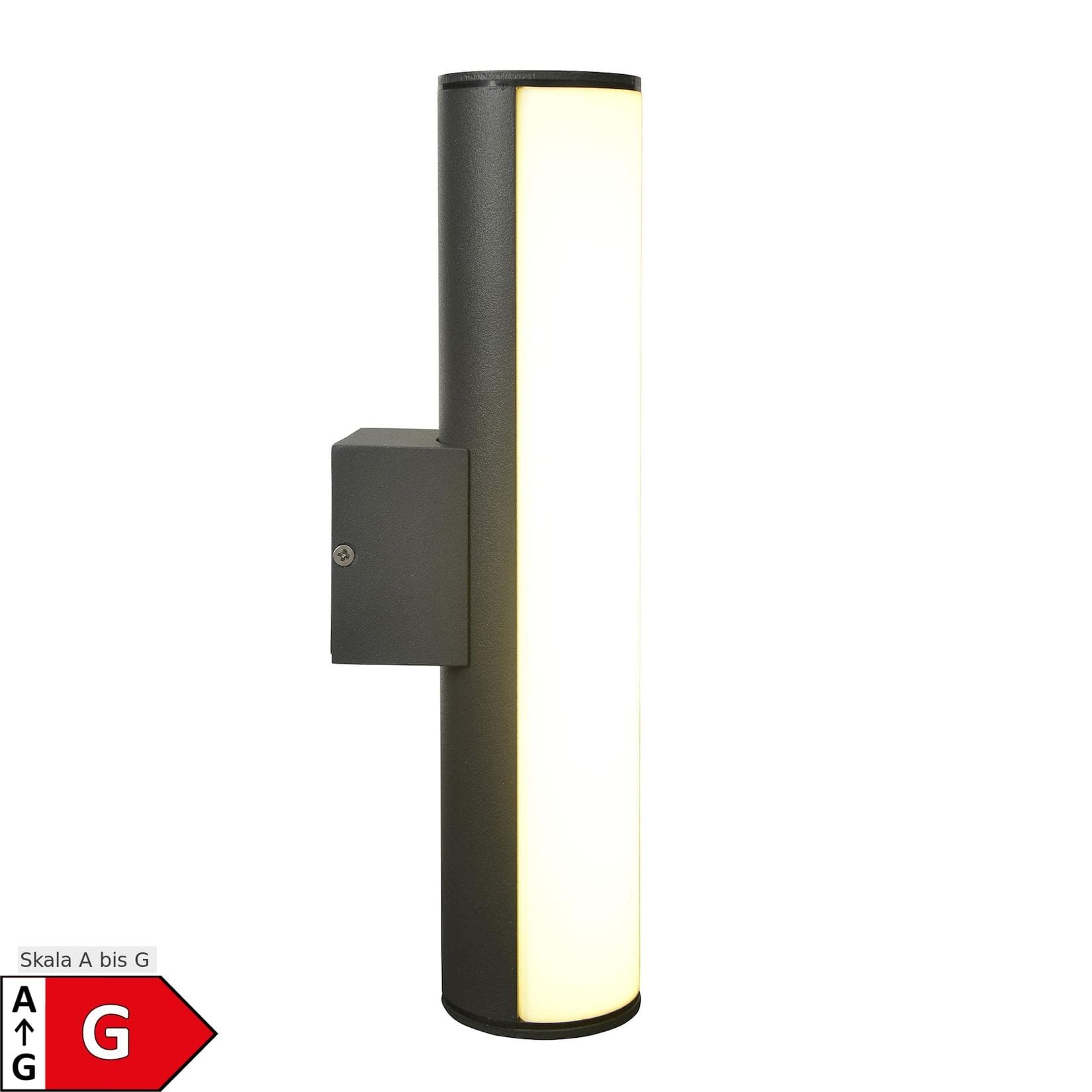 Moderne Außenwandleuchte mit LED-Beleuchtung