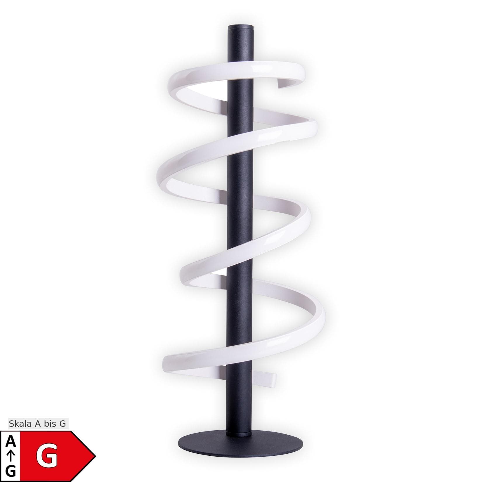 NÄVE LED Tischleuchte Belleza Schwarz/Weiß 20cm