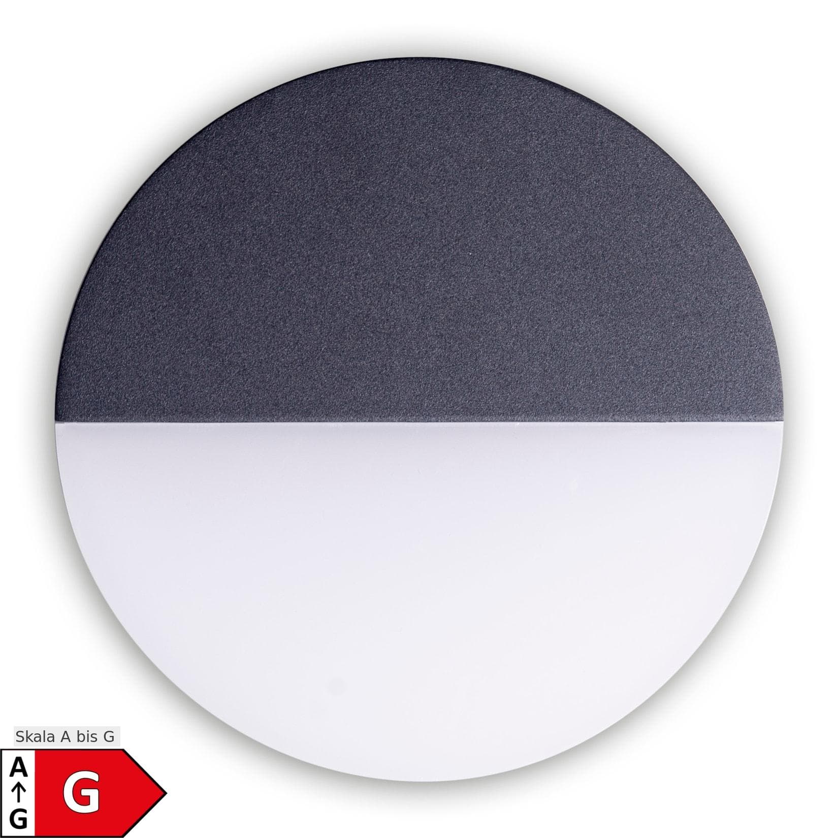 Moderne Außenwandleuchte in Schlicht