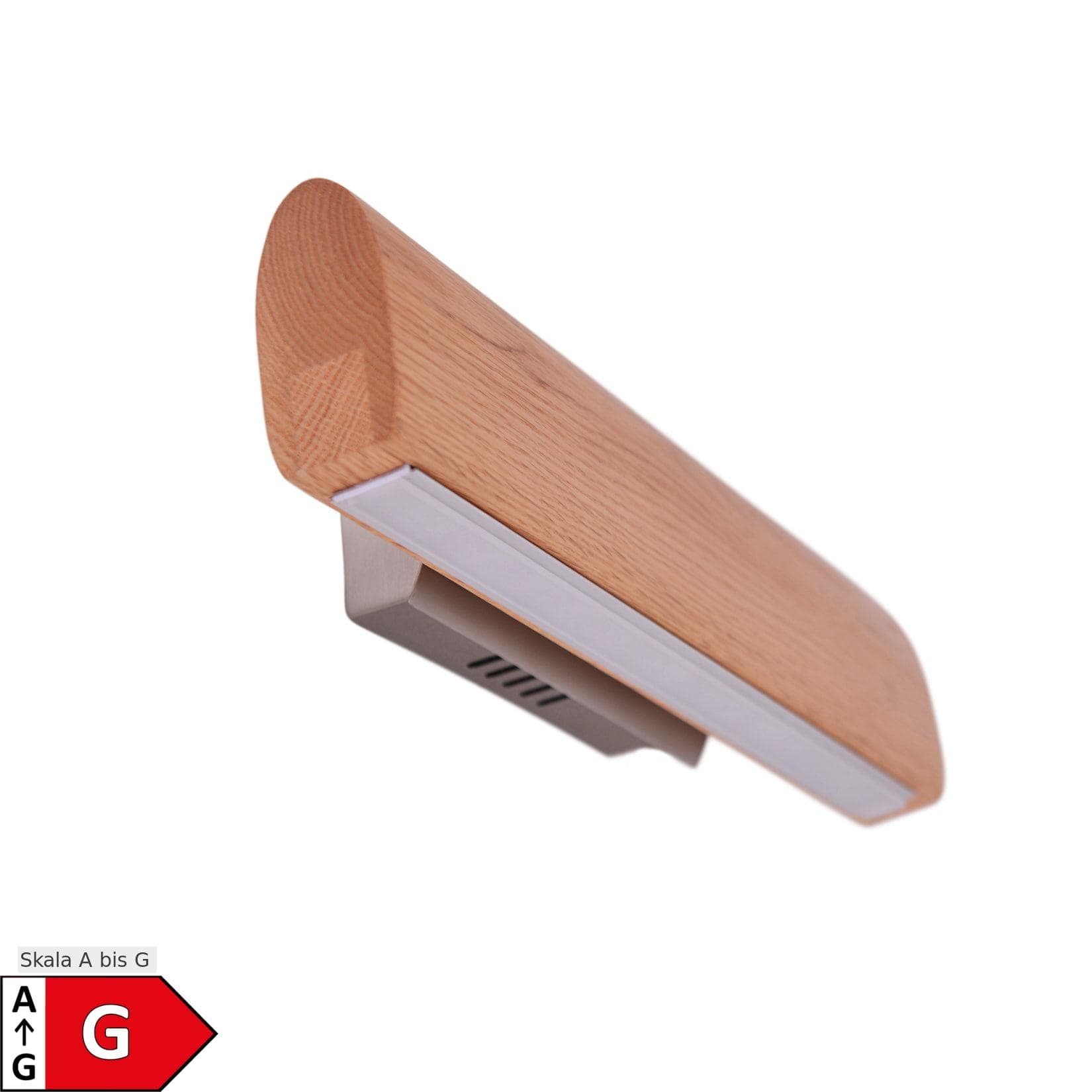 NÄVE LED Wandleuchte Rondo Braun Modern Eichenholz